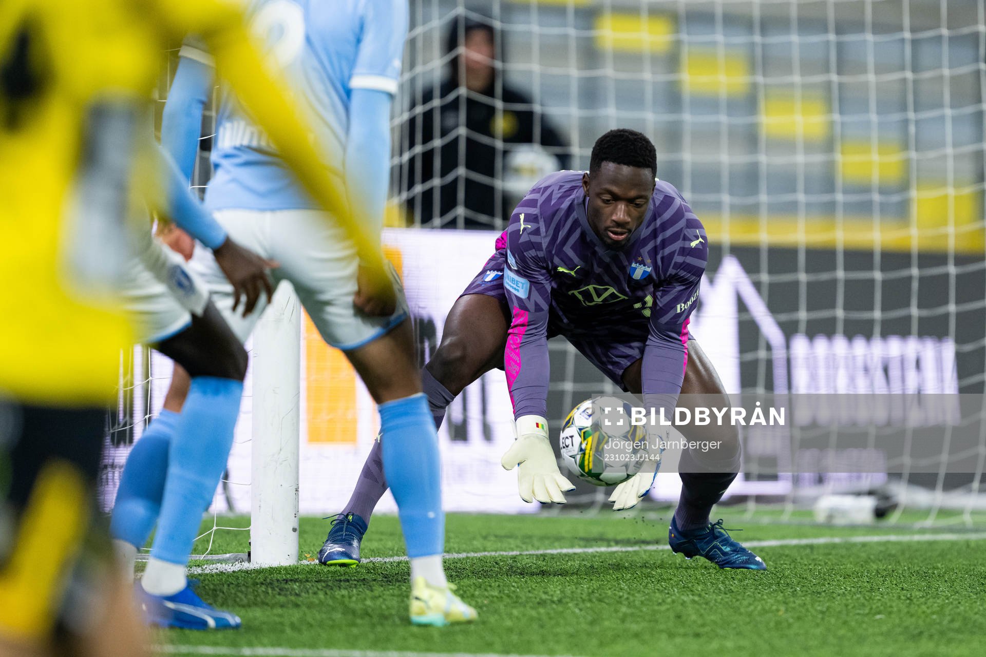 Malmö FFs målvakt Ismael Diawara