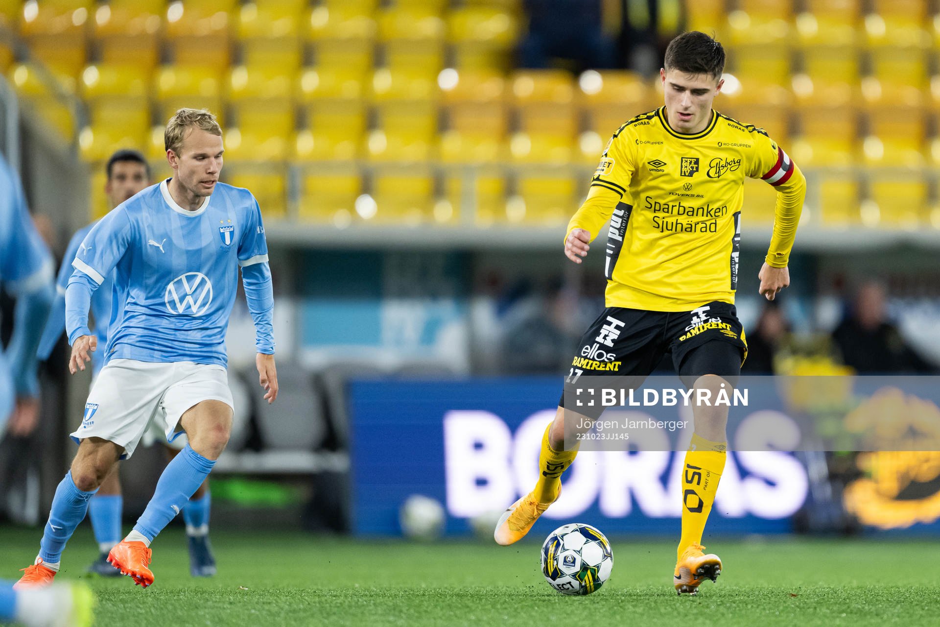 Malmö FFs Oscar Lewicki och Elfsborgs Besfort Zeneli
