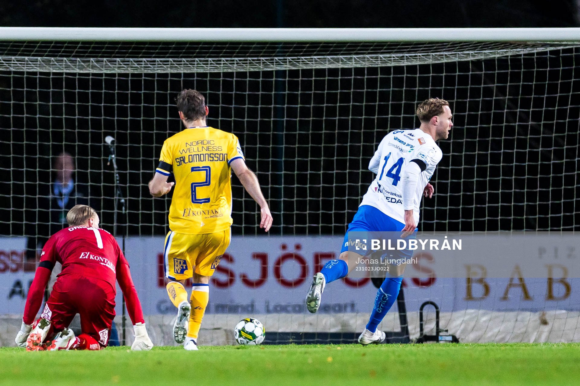 Värnamos Gustav Engvall gör 1-1