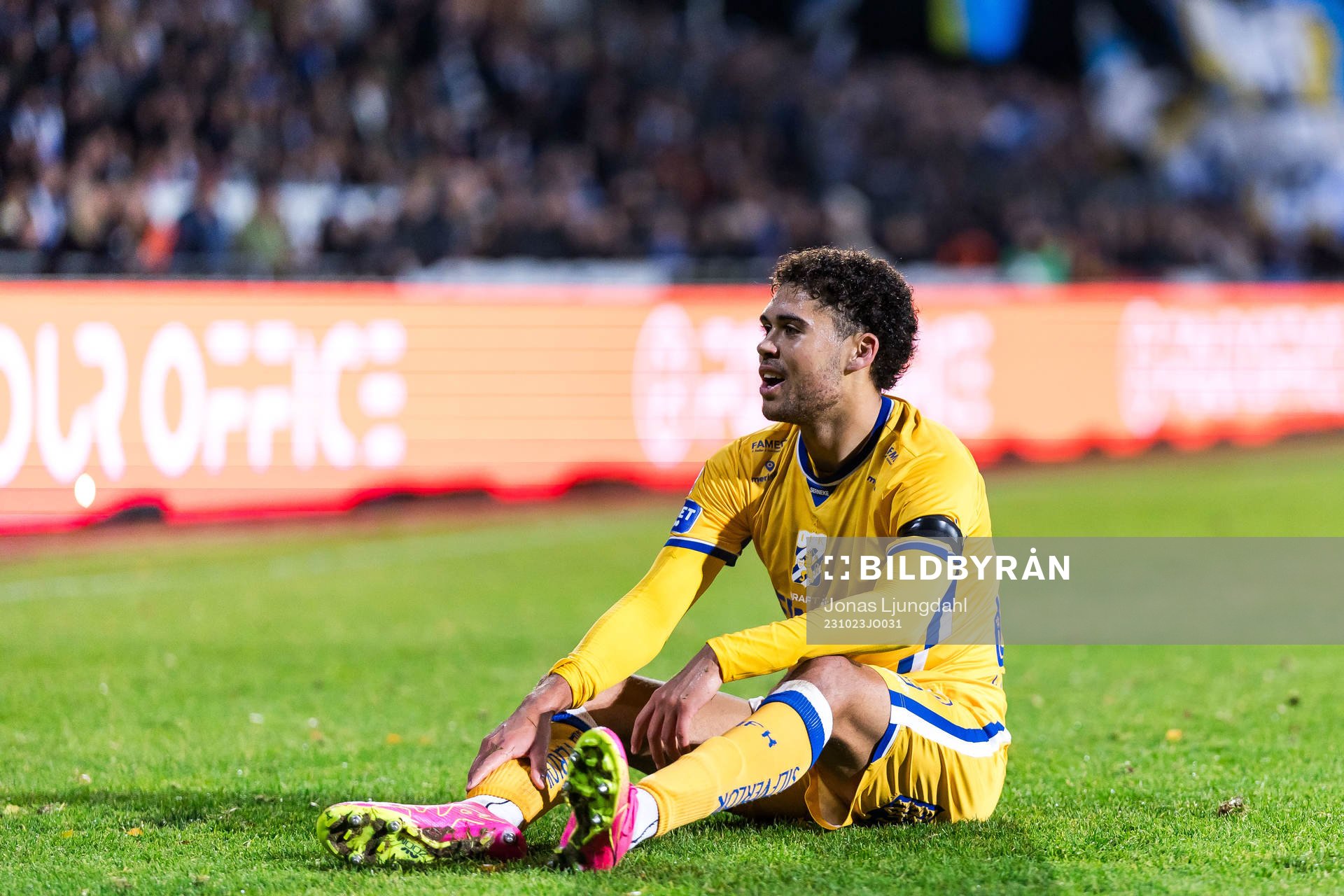 IFK Göteborgs Thomas Santos deppar fotbollsmatchen i