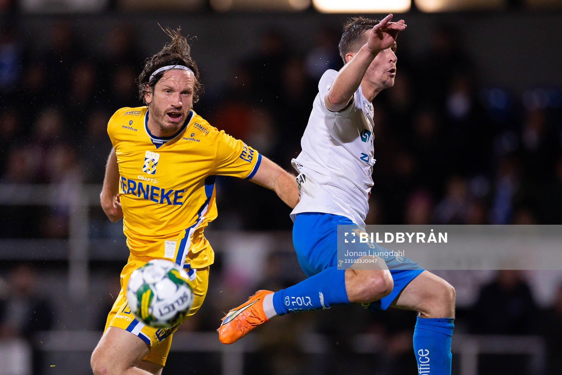 IFK Göteborgs Gustav Svensson och Värnamos Oscar Johansson
