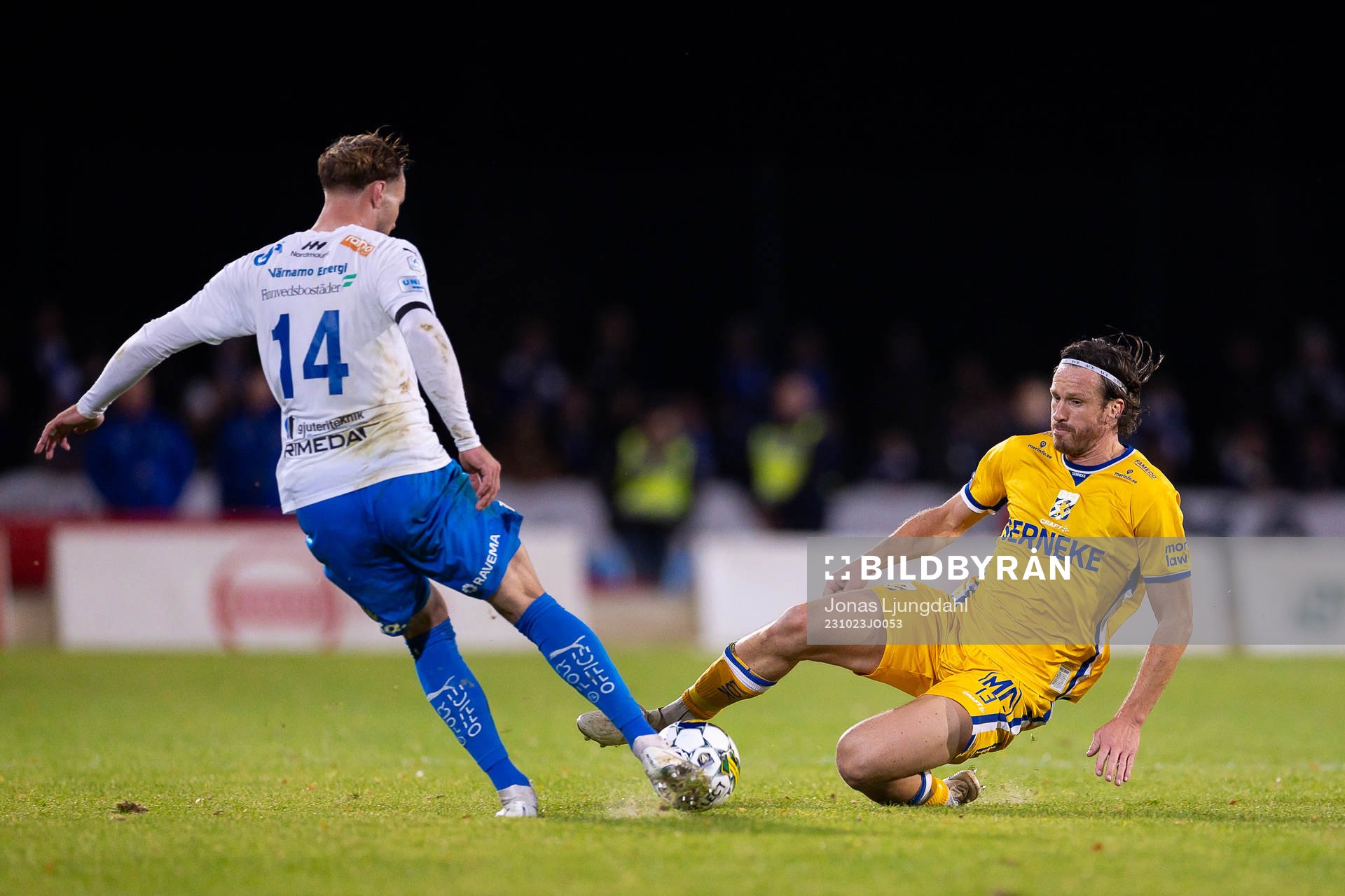 Värnamos Gustav Engvall och IFK Göteborgs Gustav Svensson