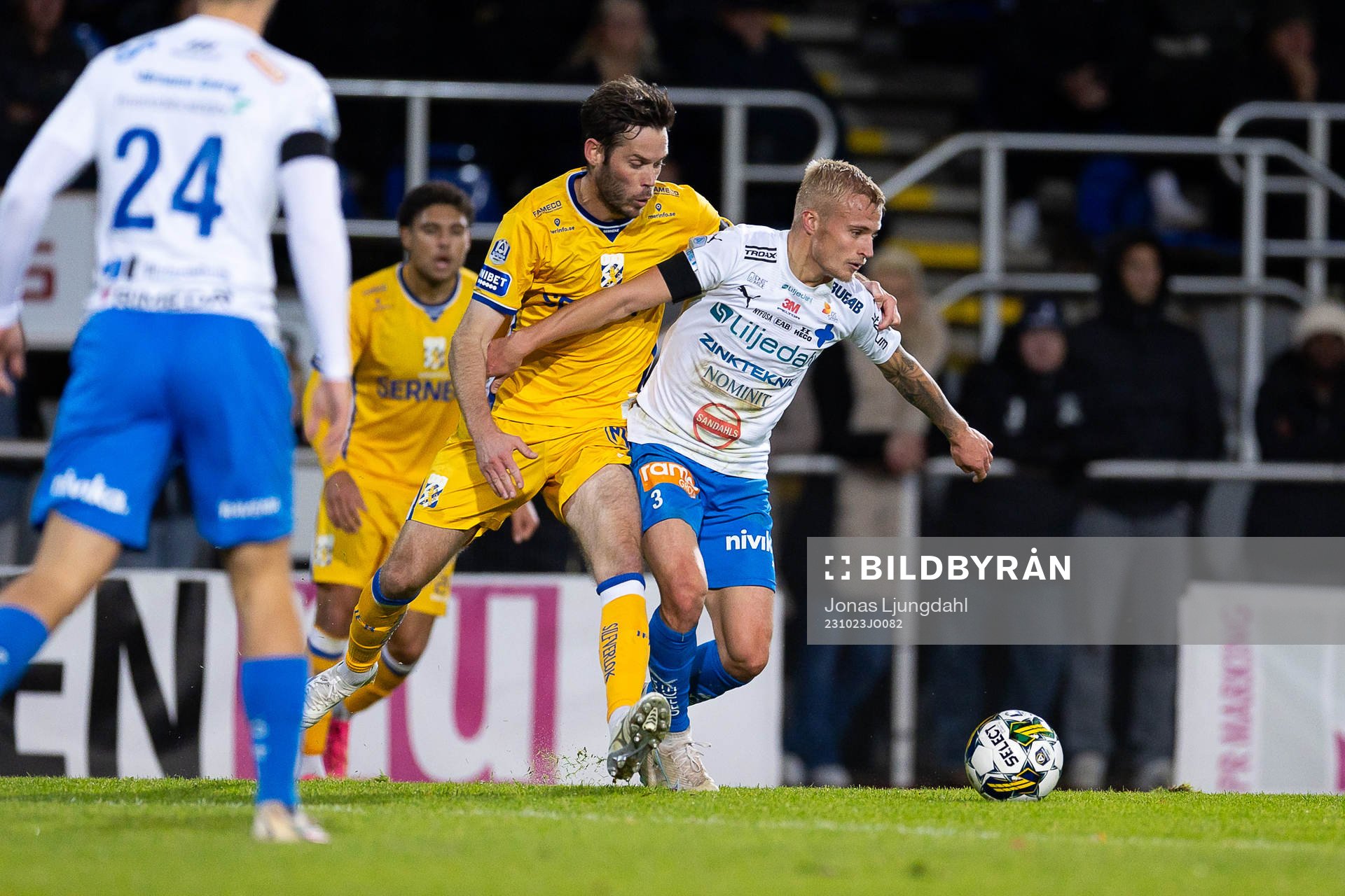 IFK Göteborgs Emil Salomonsson och Värnamos Viktor Bergh