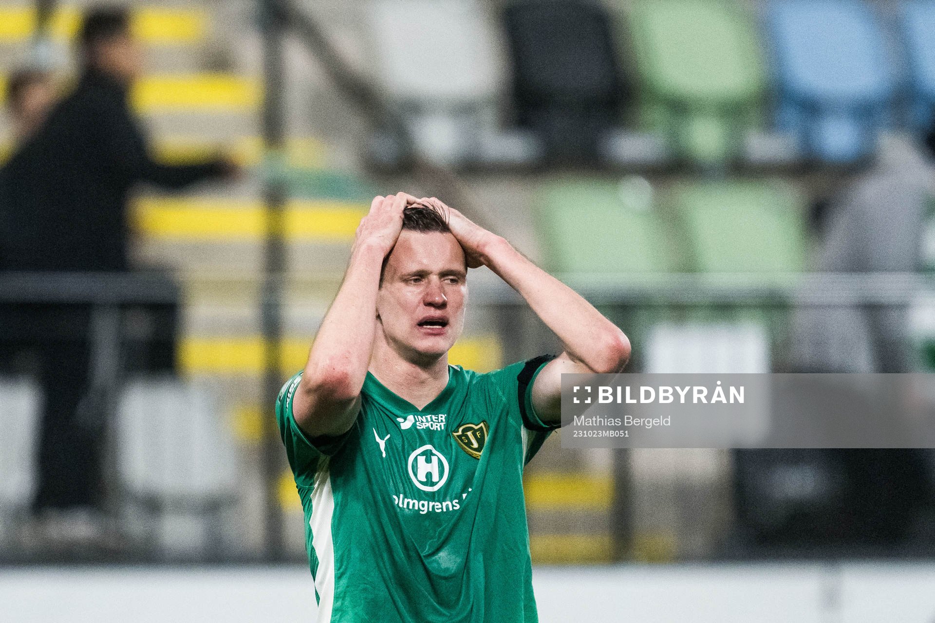 Jönköpings Södras Alexander Berntsson deppar