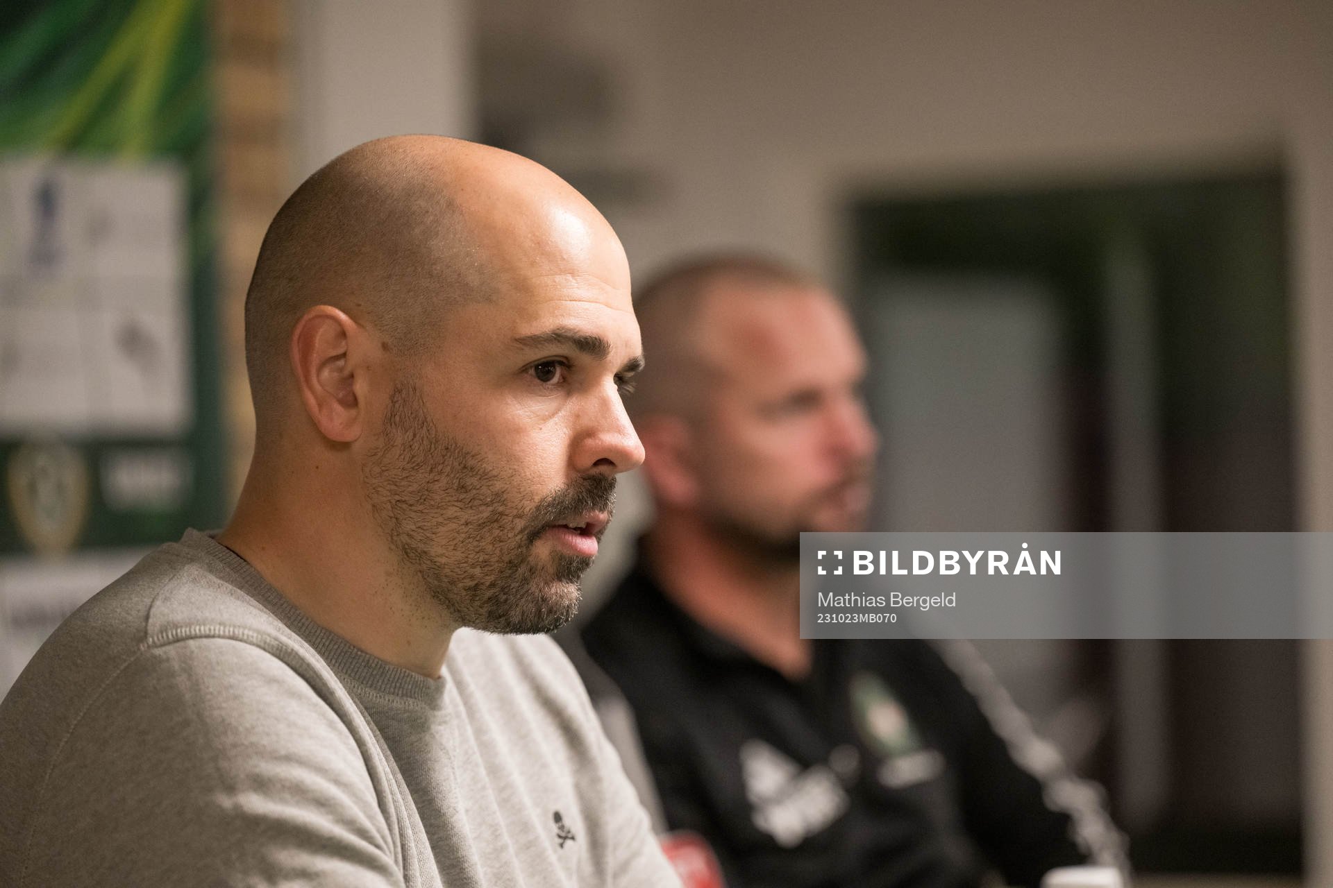Jönköpings Södras tränare Oscar Garcia och Skövde AIKs