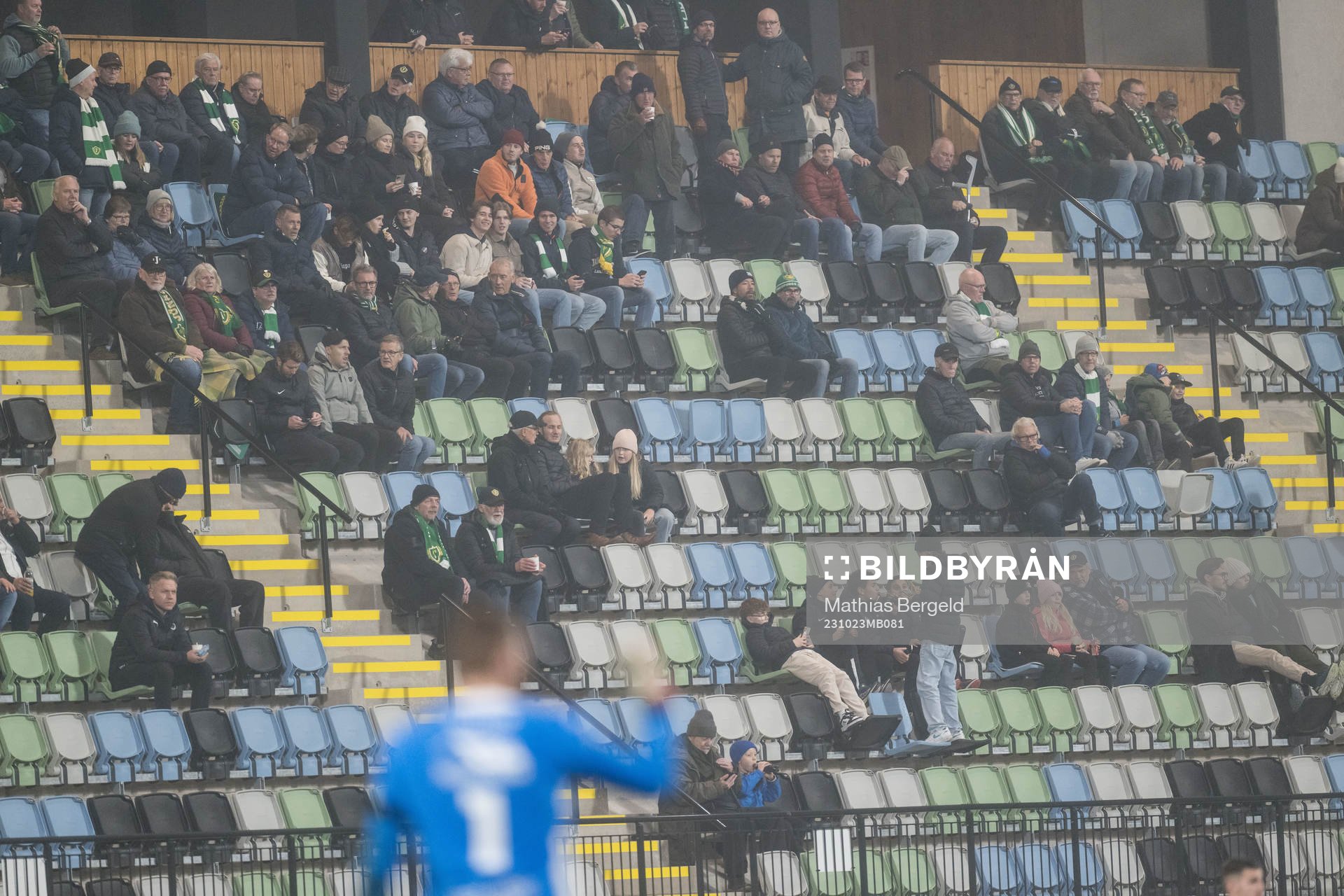 Under fotbollsmatchen i Superettan mellan Jönköpings