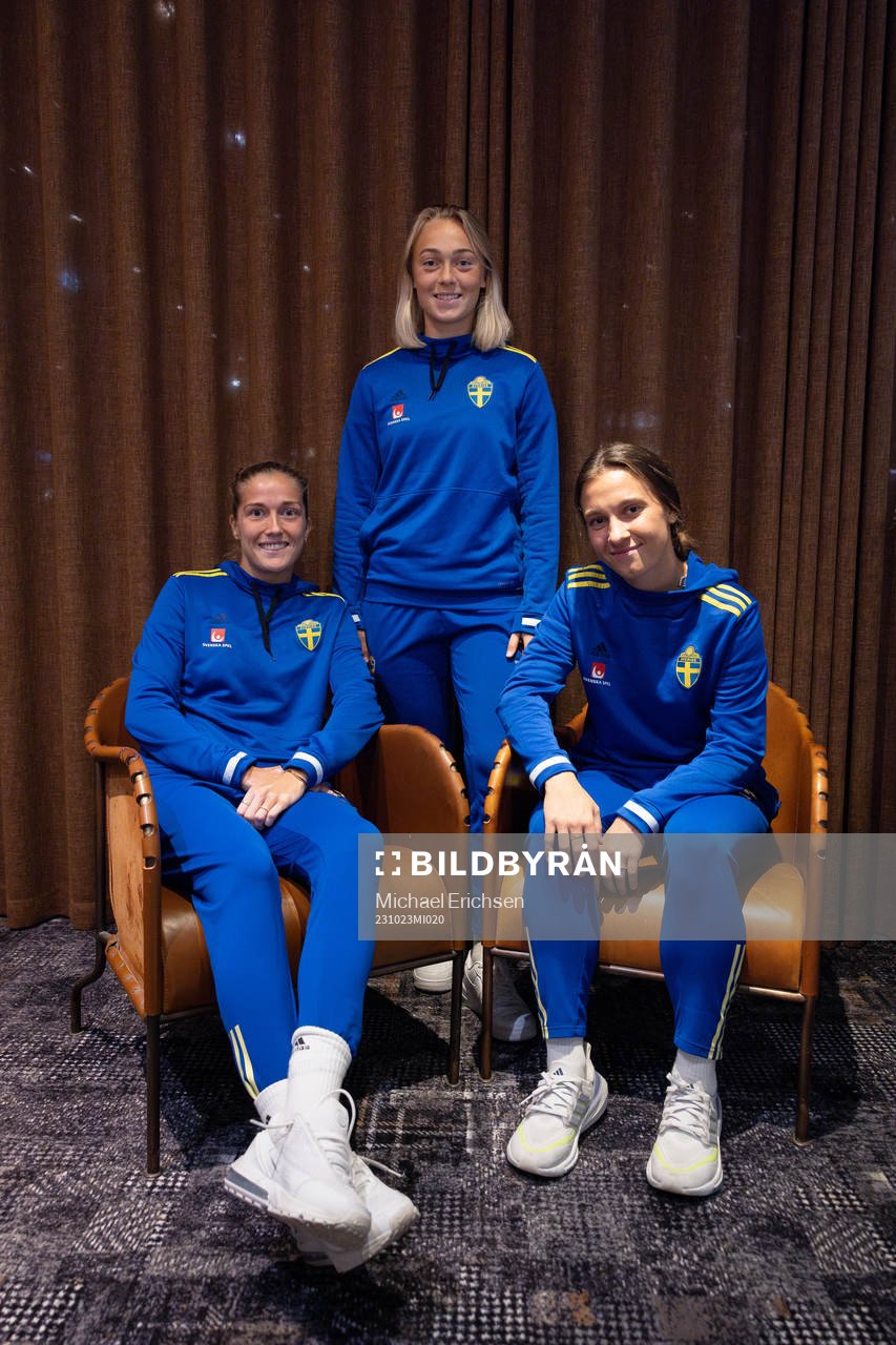 Hanna Bennisson, Filippa Angeldahl and Julia Zigiotti Olme