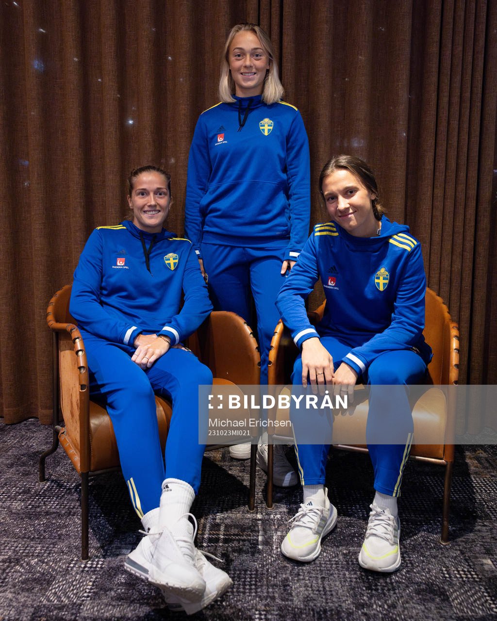 Hanna Bennisson, Filippa Angeldahl and Julia Zigiotti Olme