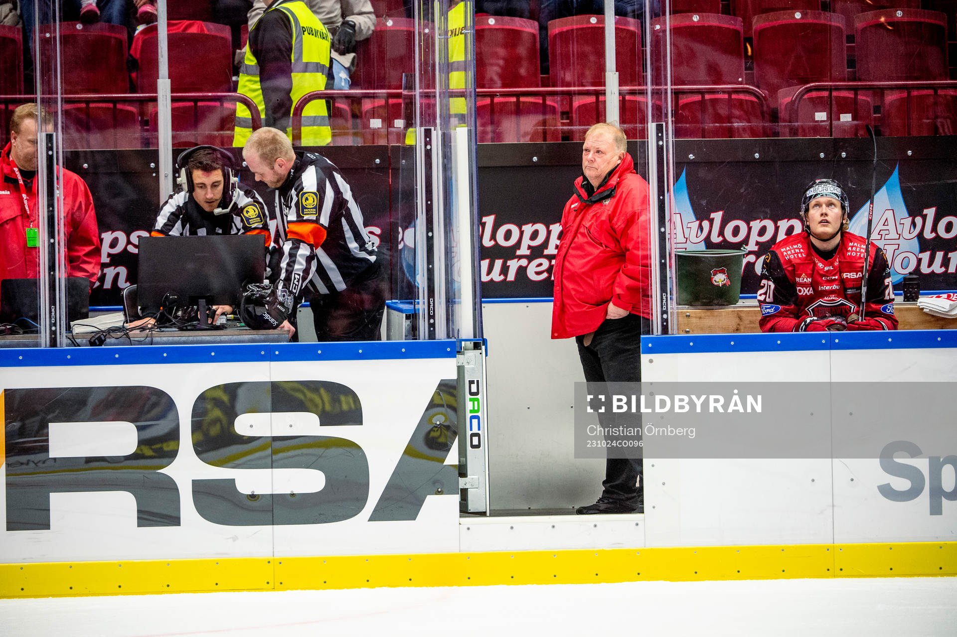 Malmö Redhawks Thomas Berg Paulsen får matchstraff