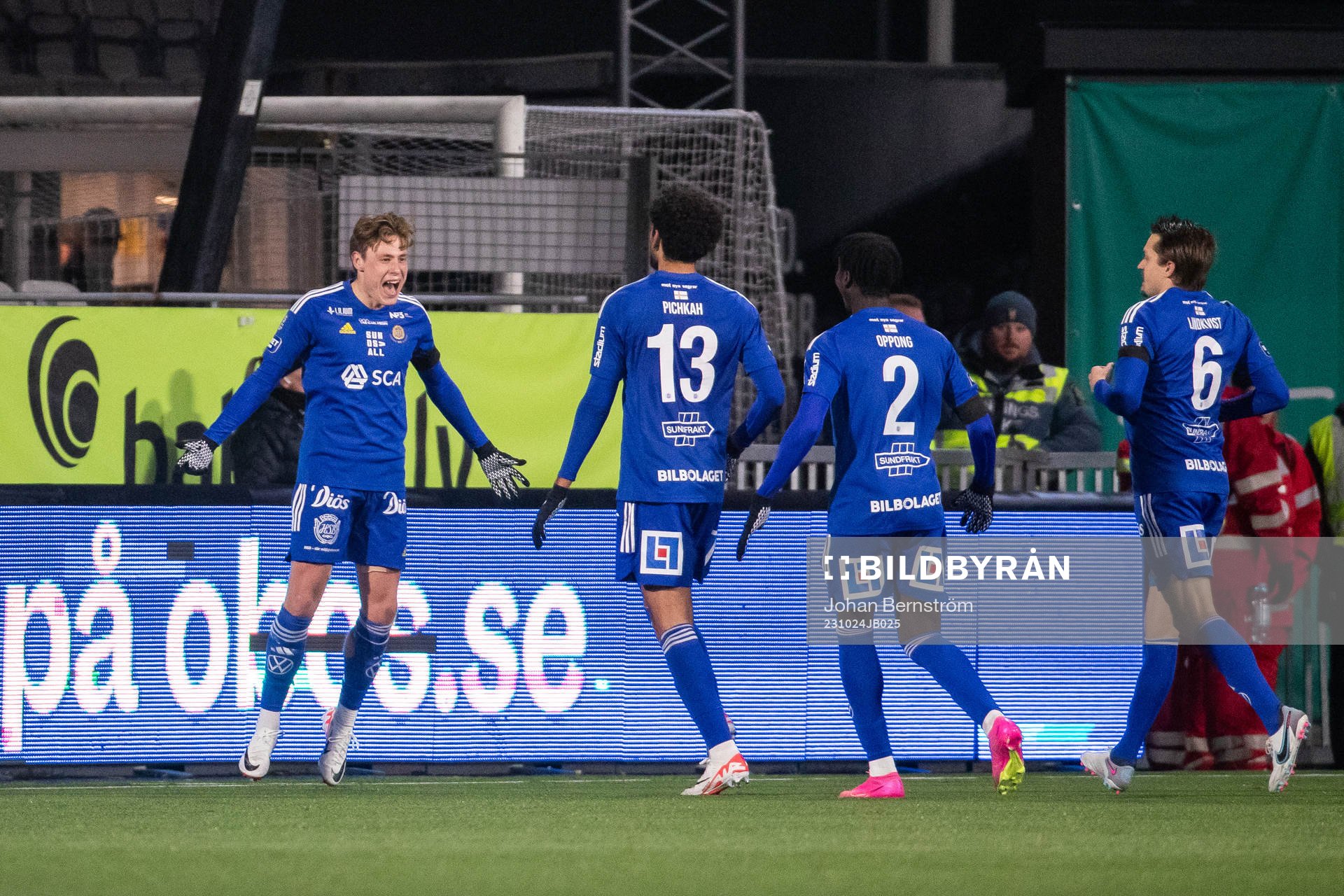 GIF Sundsvalls Jesper Carström jublar