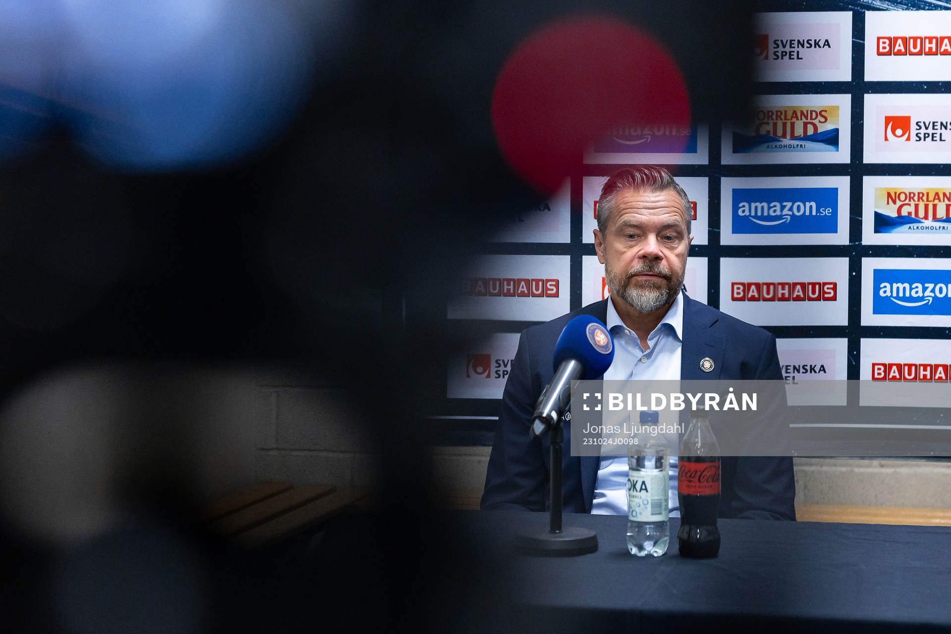 Växjös assisterande tränare Fredrik Hellgren på