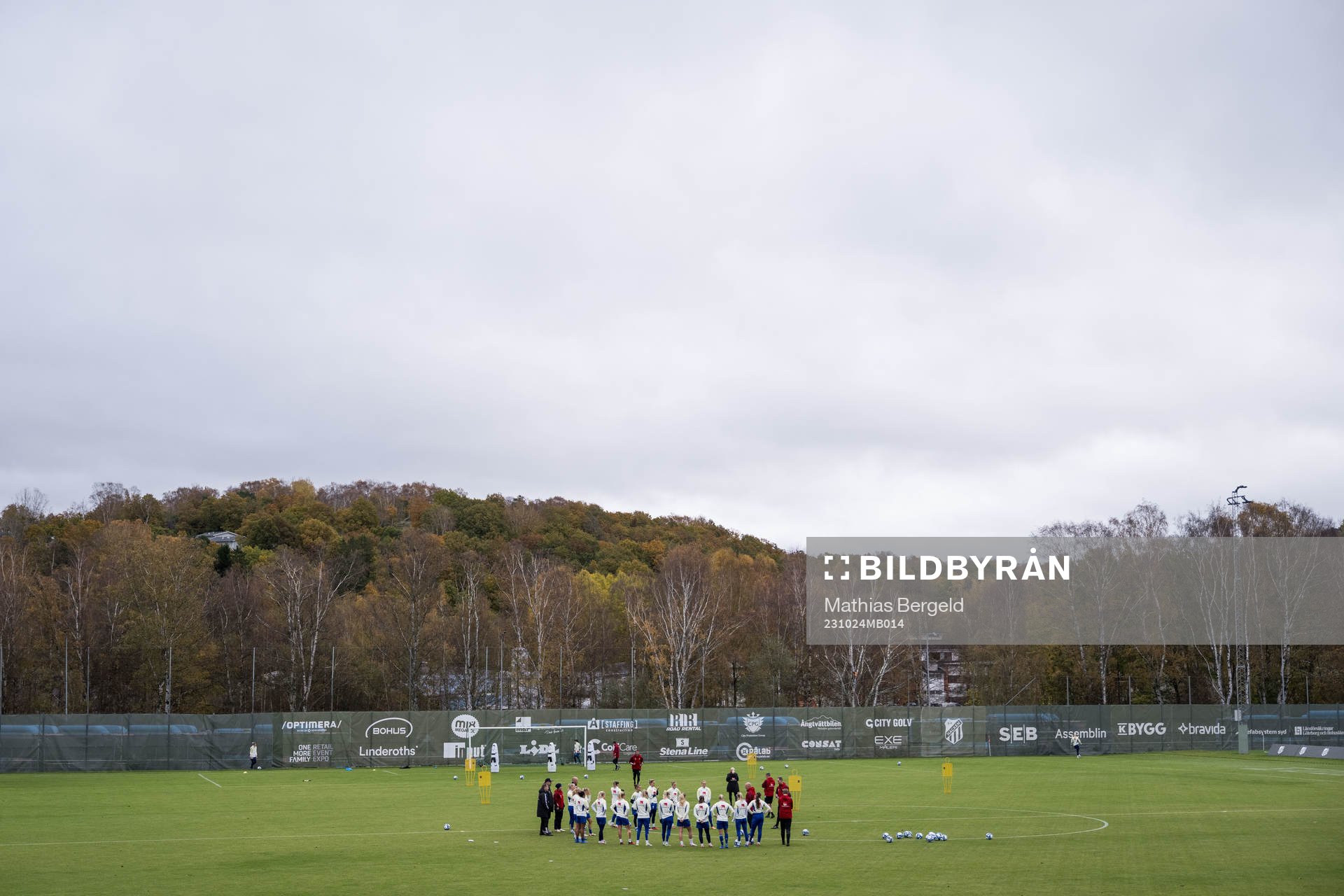 Players of Sweden gather