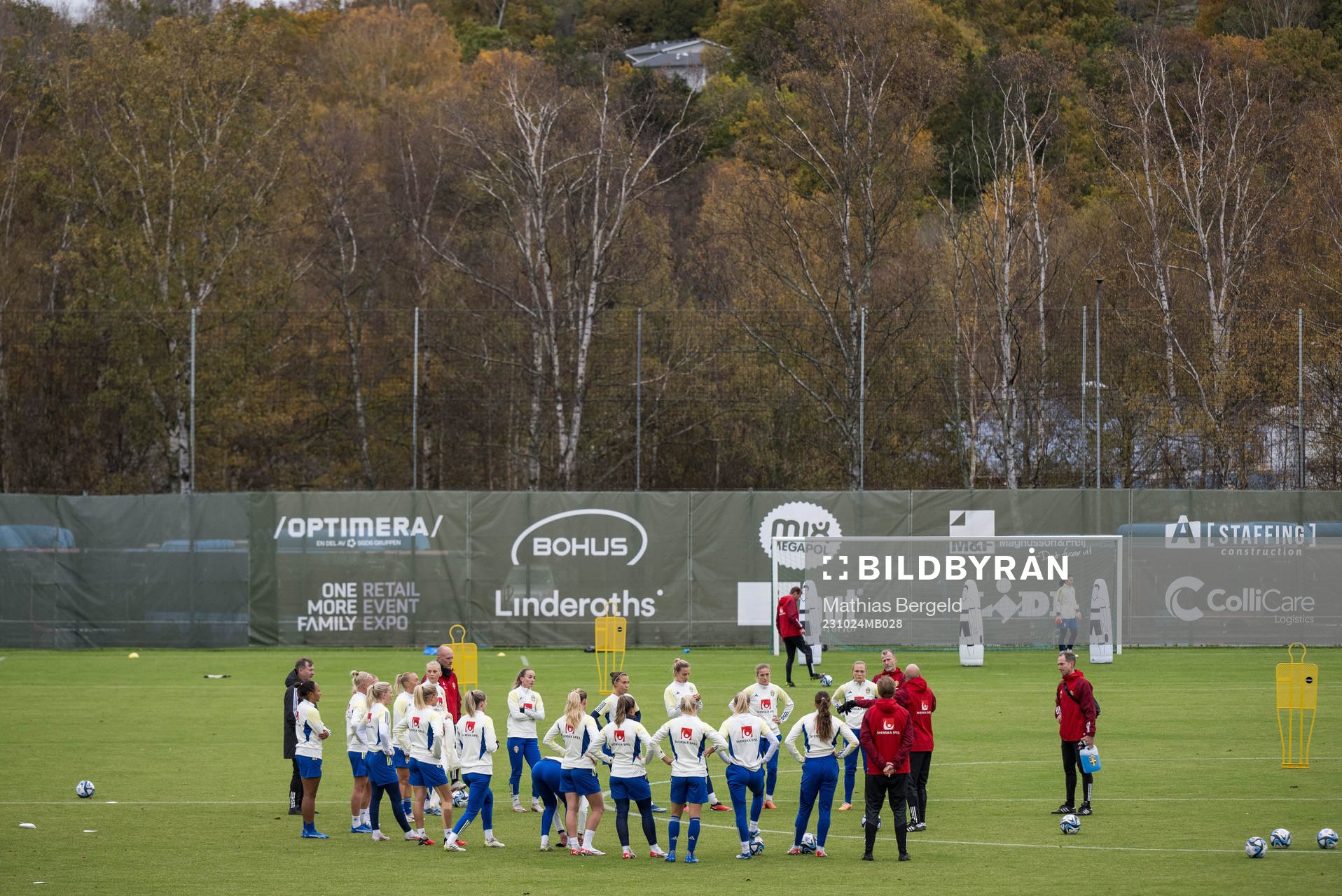 Players of Sweden gather