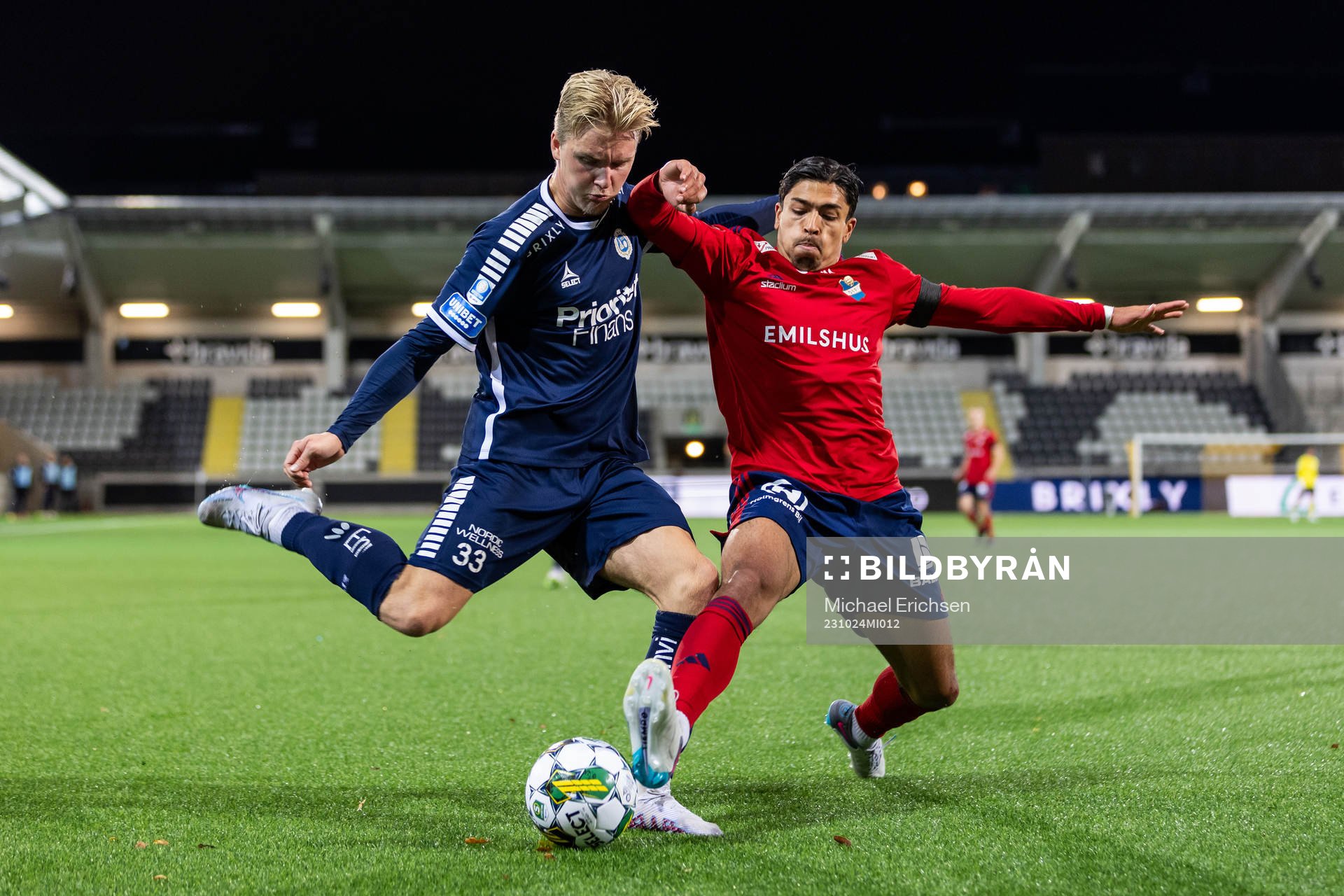 Utsiktens Sebastian Lagerlund och Östers Lukas Bergquist