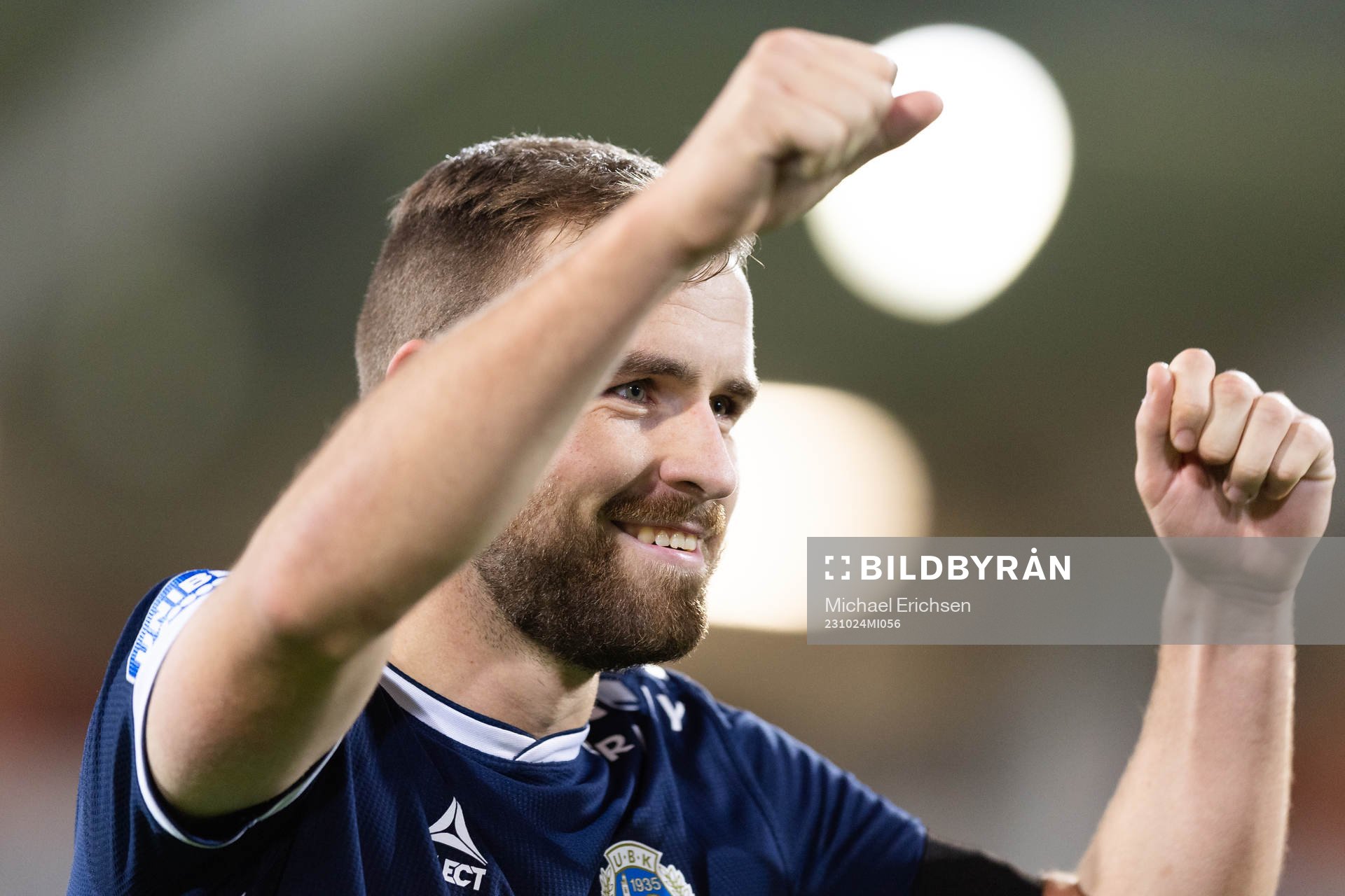 Utsiktens Erik Gunnarsson jublar