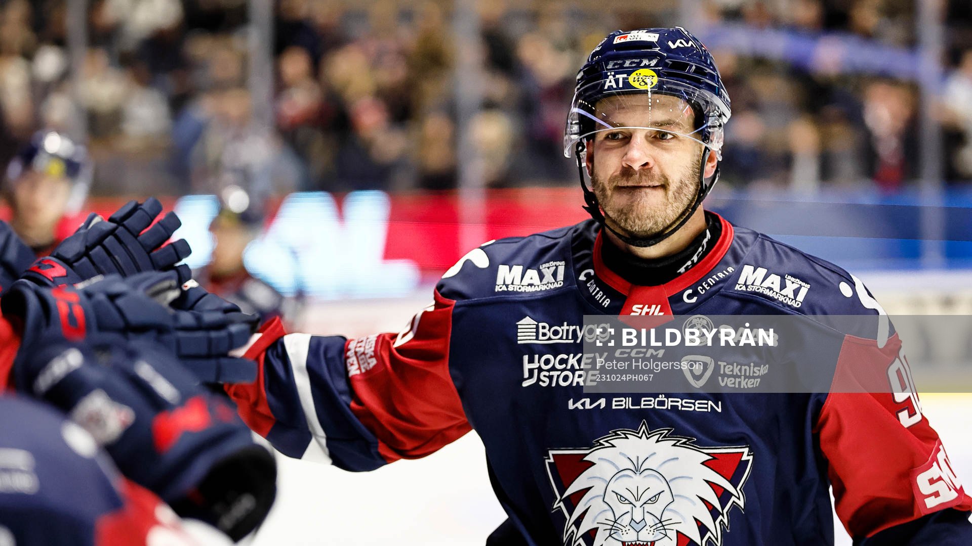 Linköpings Lance Bouma jublar