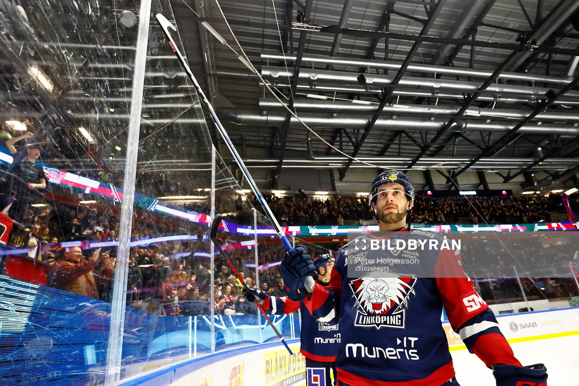 Linköpings Taylor Leier jublar