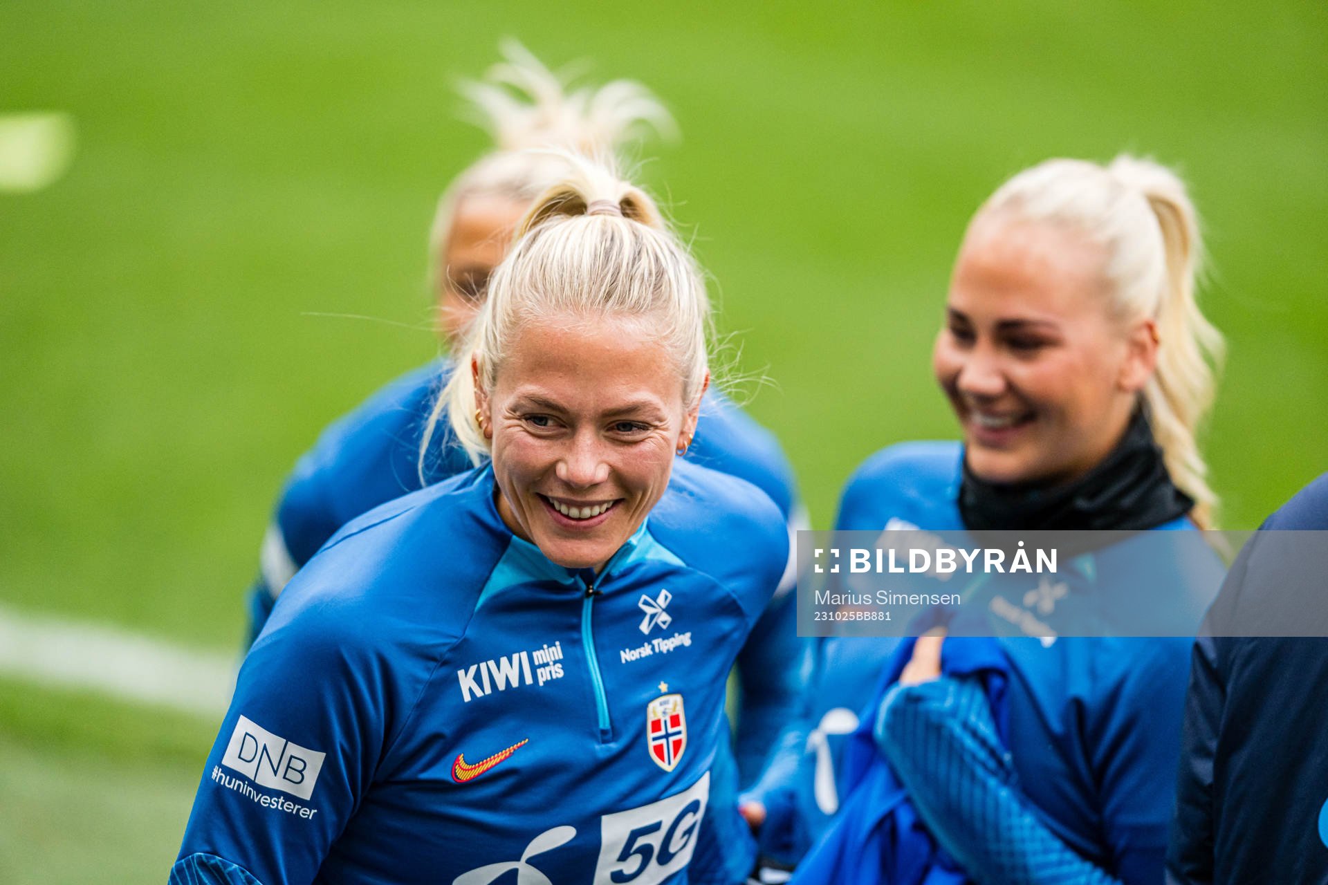 Guro Bergsvand of the Norwegian women's national football
