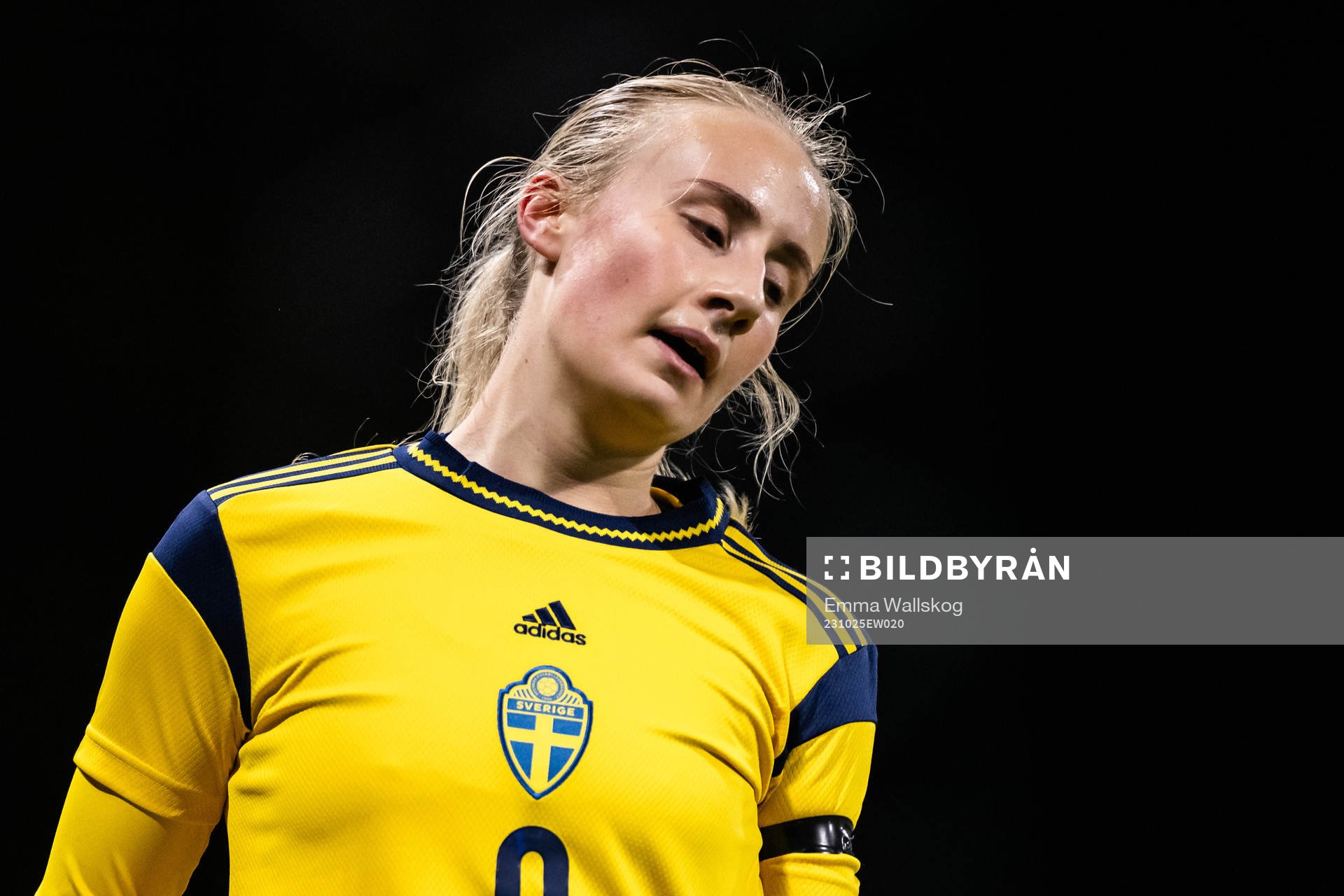 Ida Åkerlund of Sweden looks dejected
