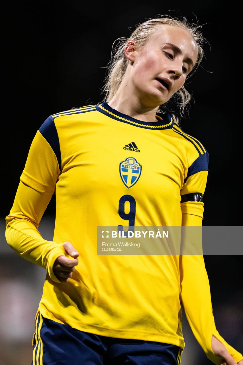 Ida Åkerlund of Sweden looks dejected
