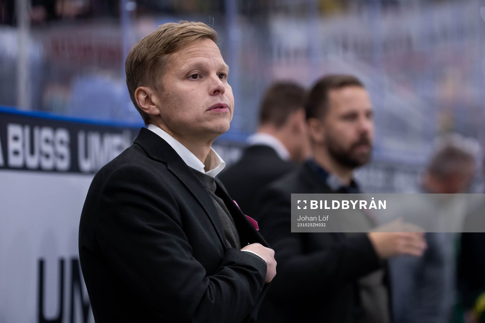 Björklövens assisterande tränare Robert Lahti
