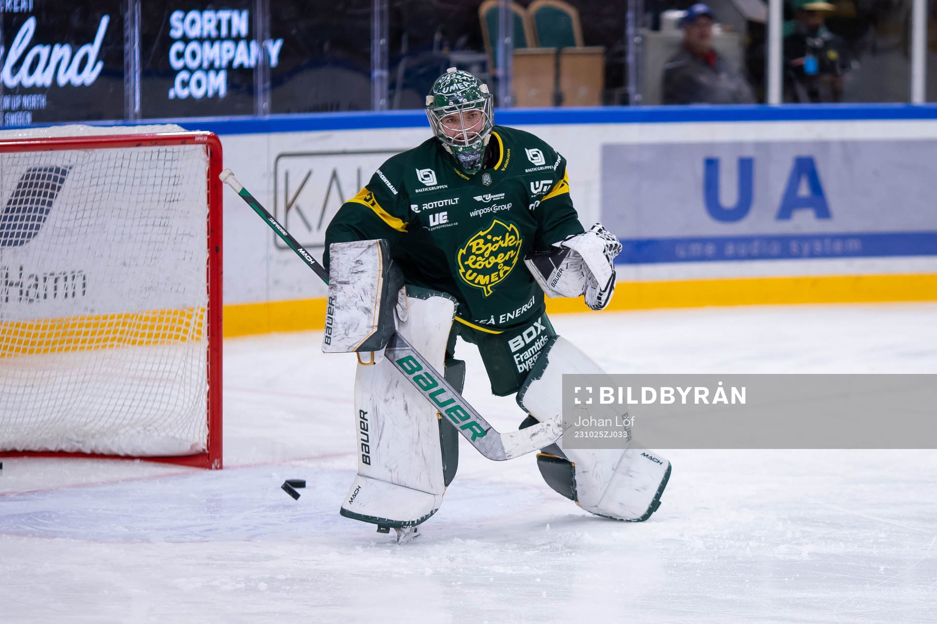 Björklövens målvakt Melker Lundqvist
