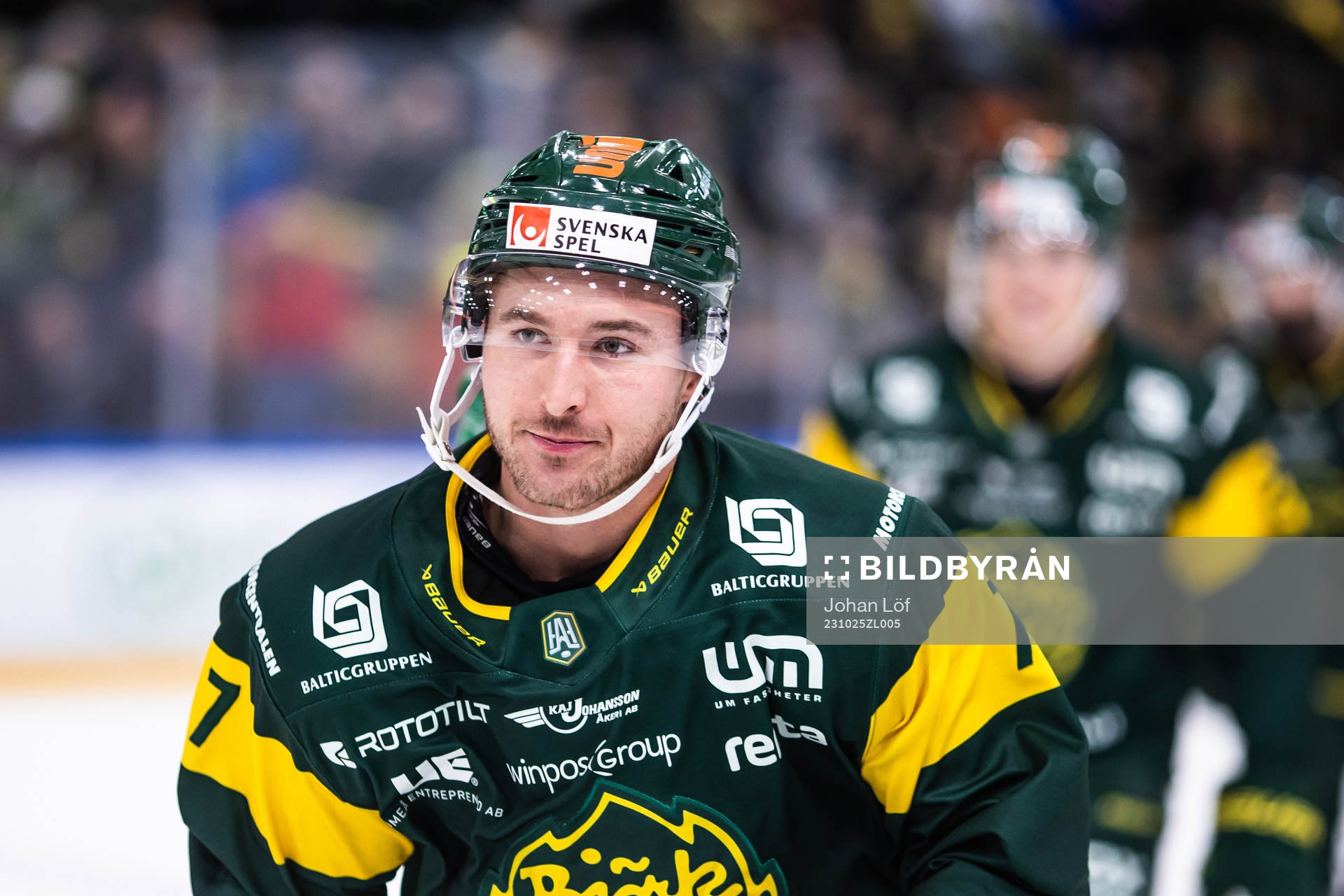 Björklövens Nicholas Schilkey jublar