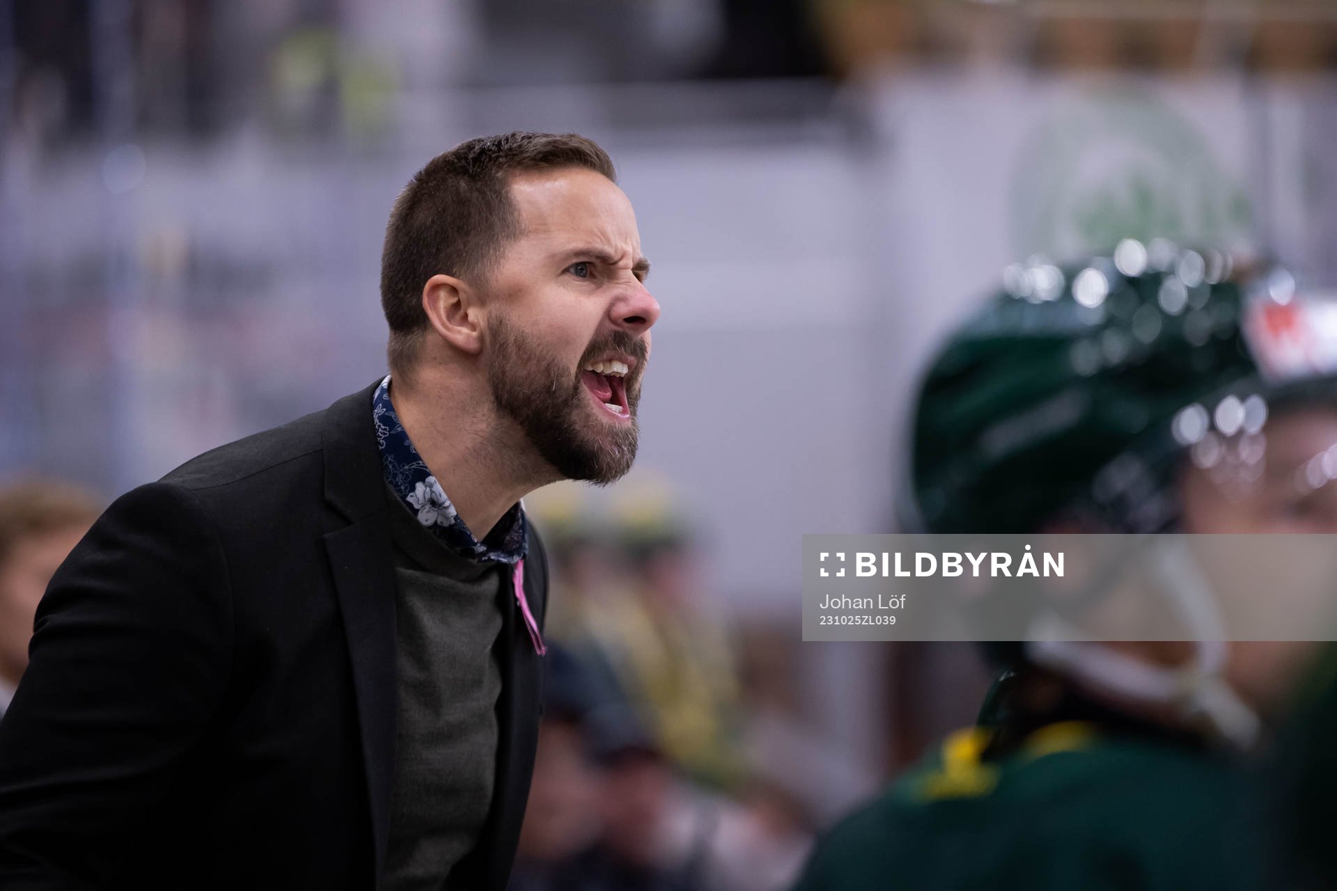 Björklövens tränare Viktor Stråhle