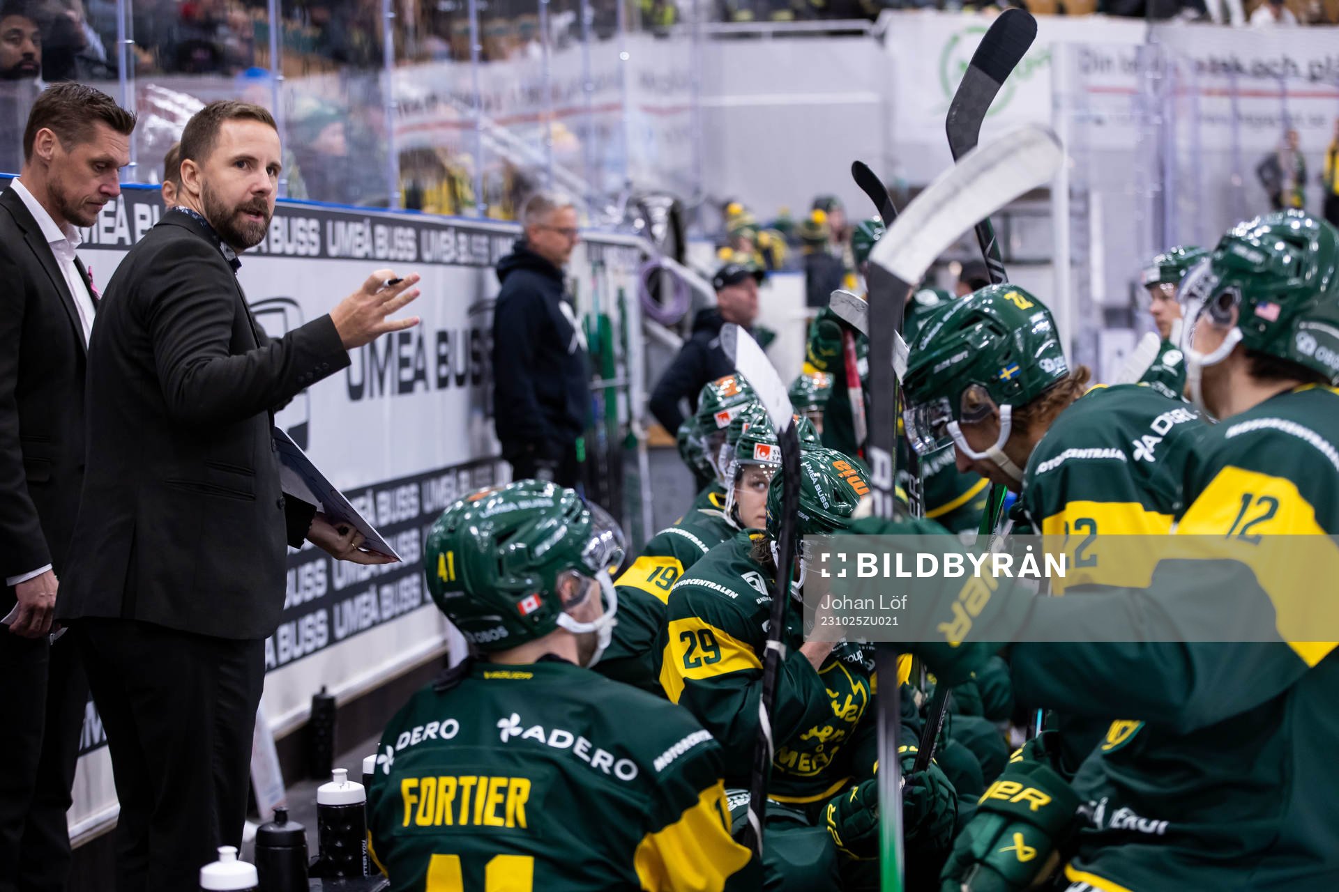 Björklövens tränare Viktor Stråhle