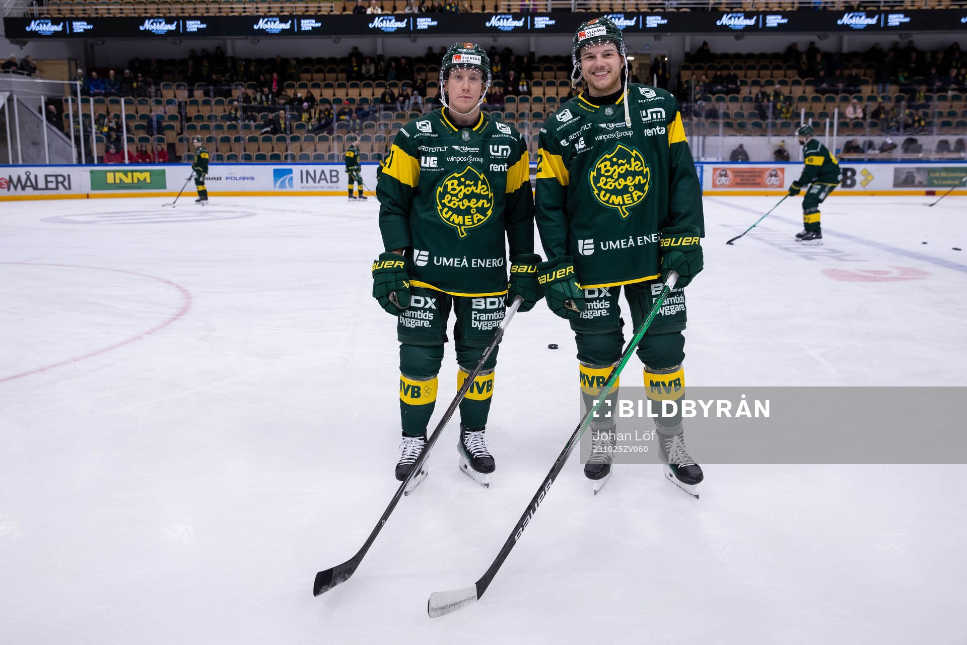 Björklövens Myles Powell och Scott Pooley