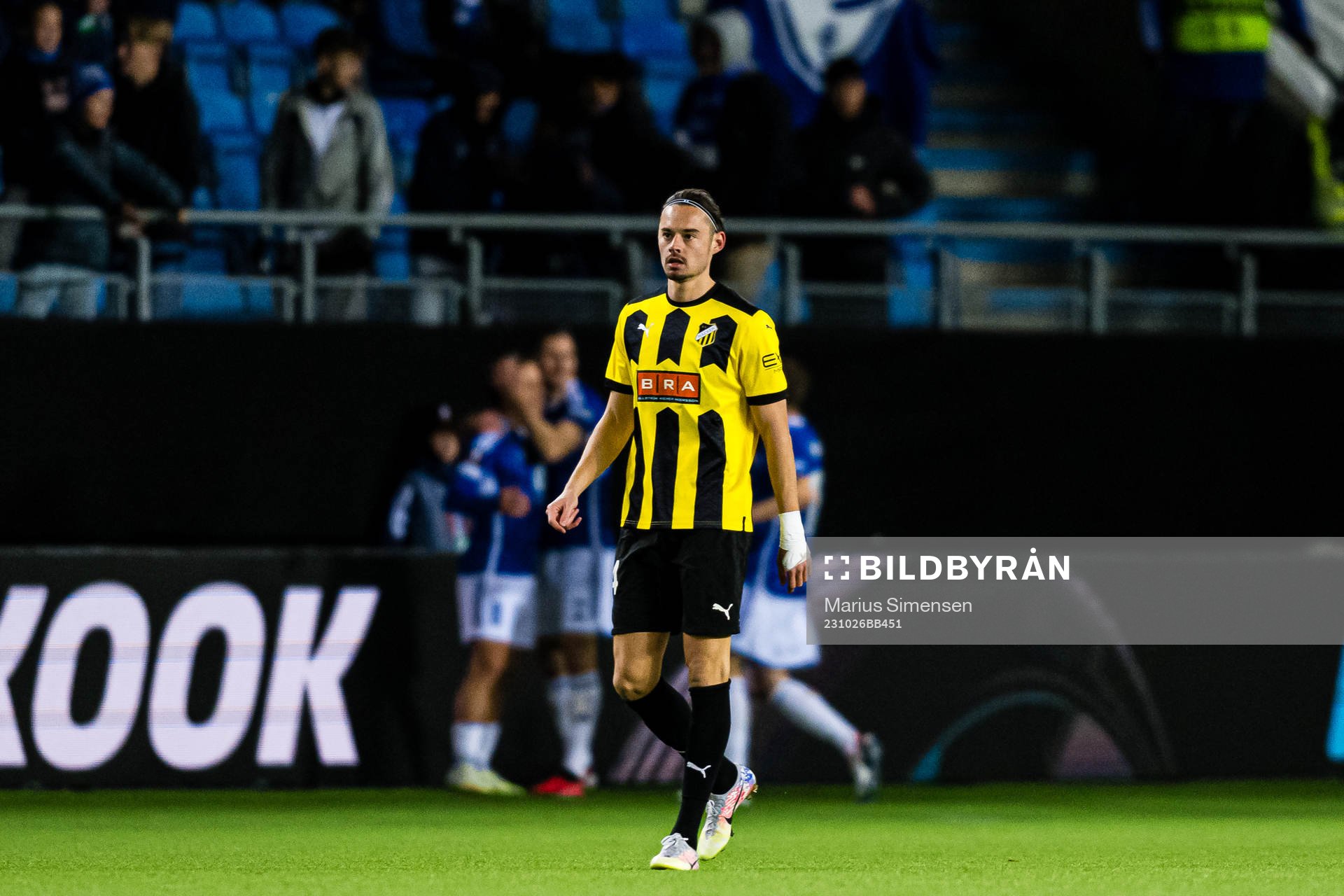 Amor Layouni of Häcken looks dejected
