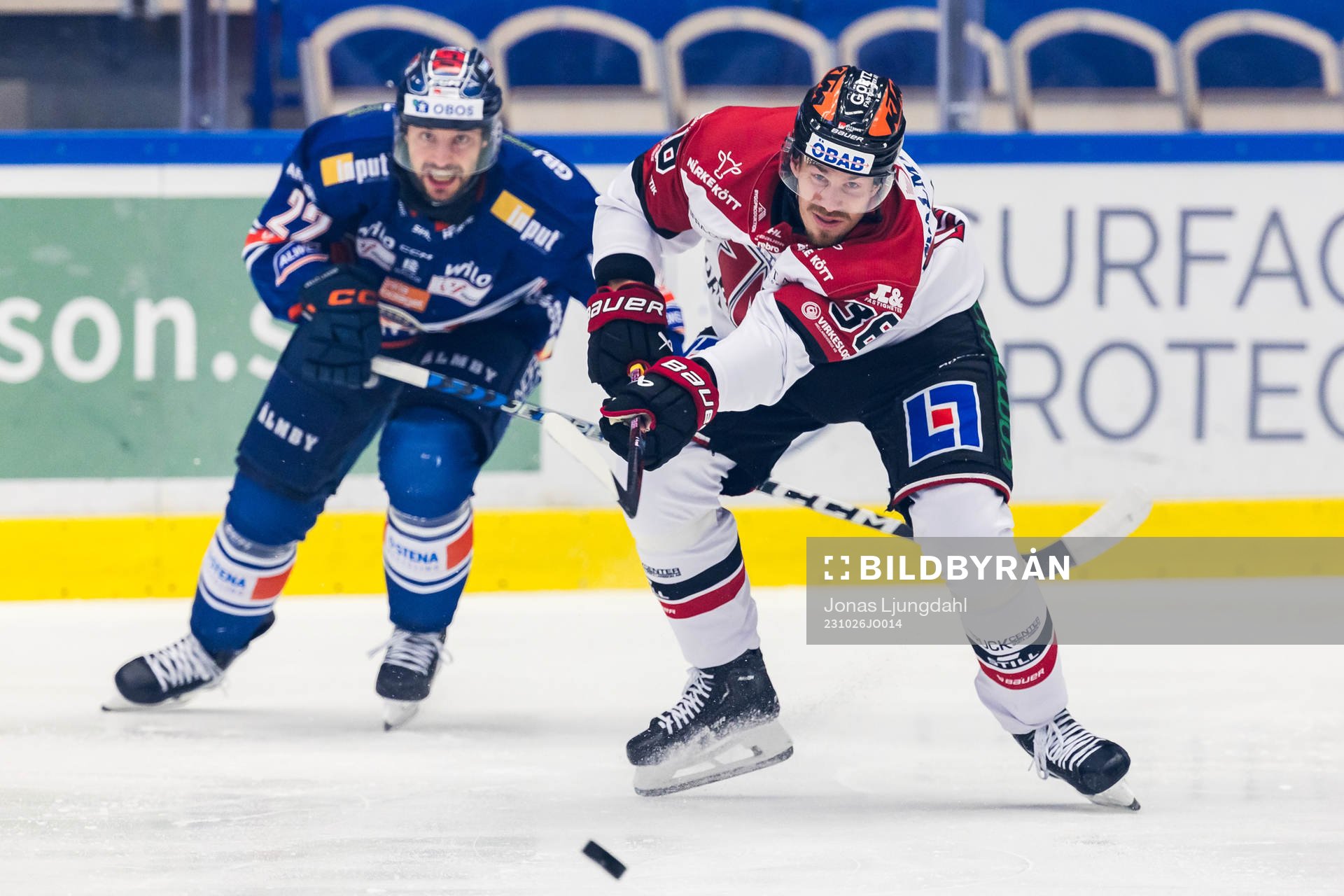 Växjös Tobias Rieder och Örebros Emil Larsson