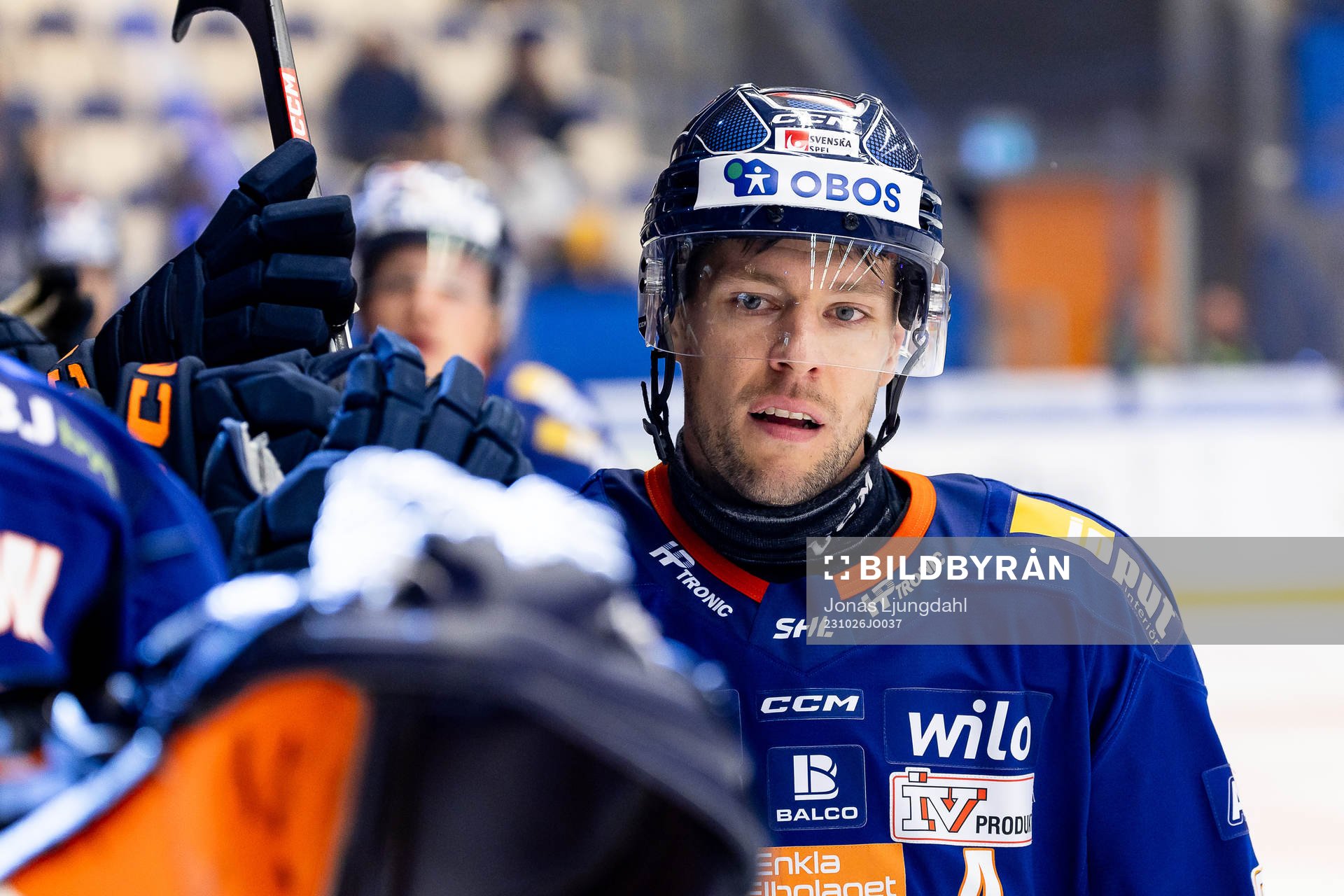 Växjös Robert Rosén jublar