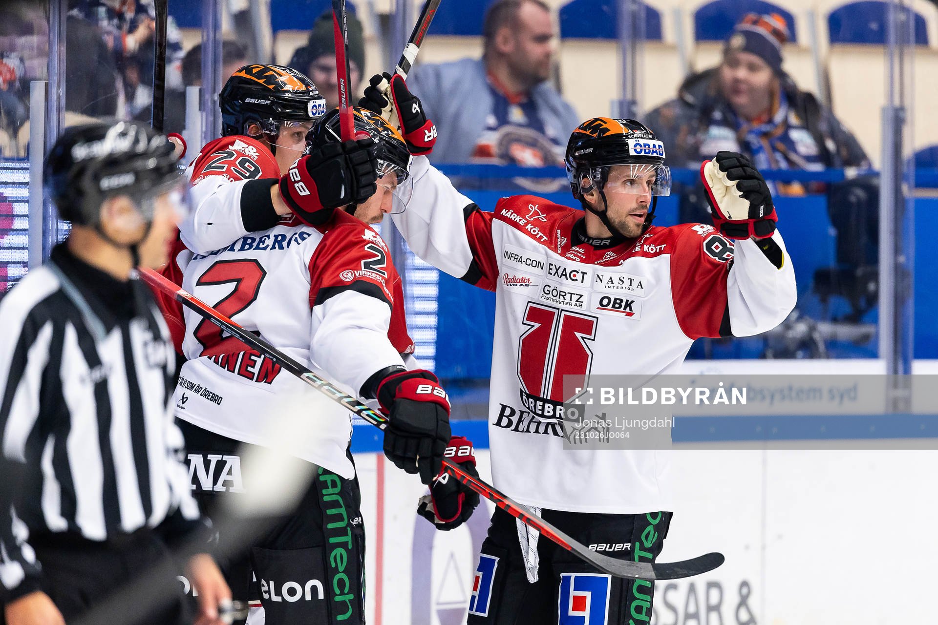 Örebros Milton Oscarson, Rasmus Rissanen och Mathias