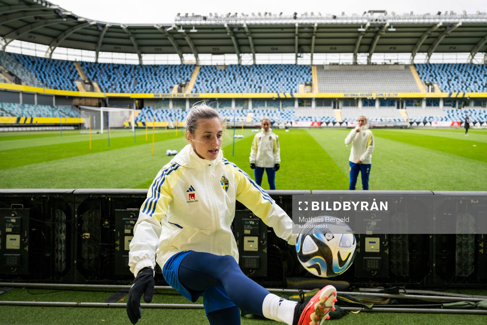 Nathalie Björn of the Swedish women's national football