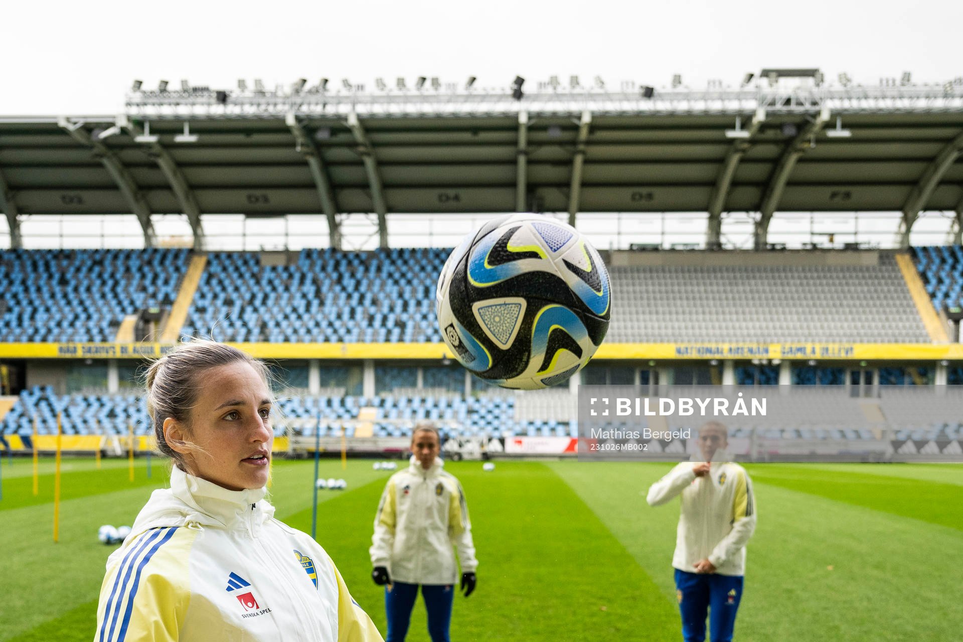 Nathalie Björn of the Swedish women's national football