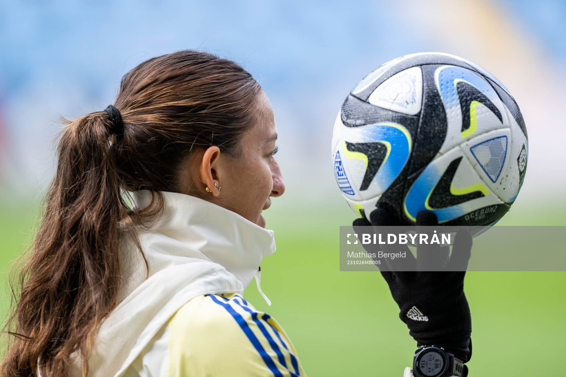 Rosa Kafaji of the Swedish women's national football team