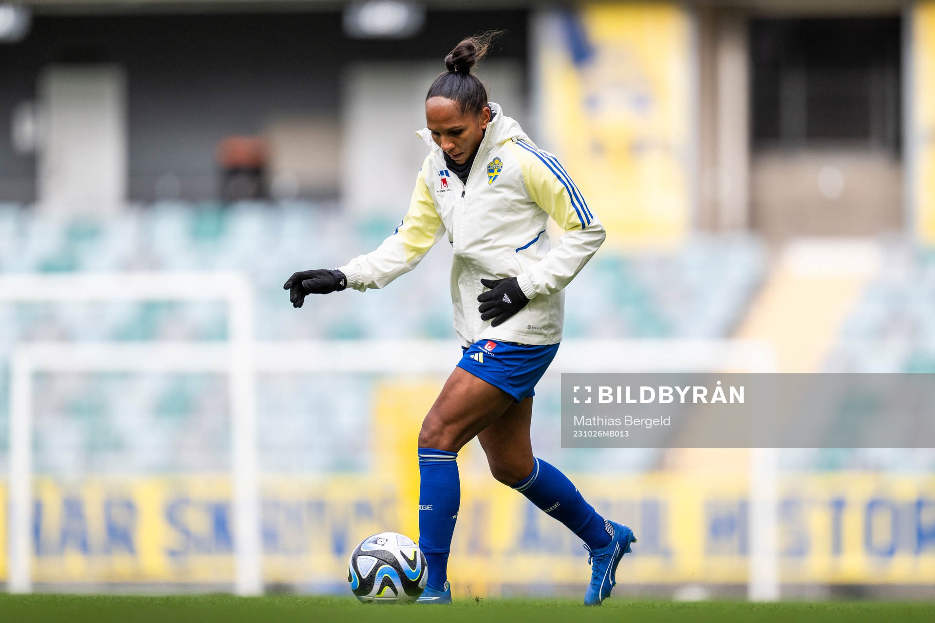 Madelen Janogy of the Swedish women's national football team