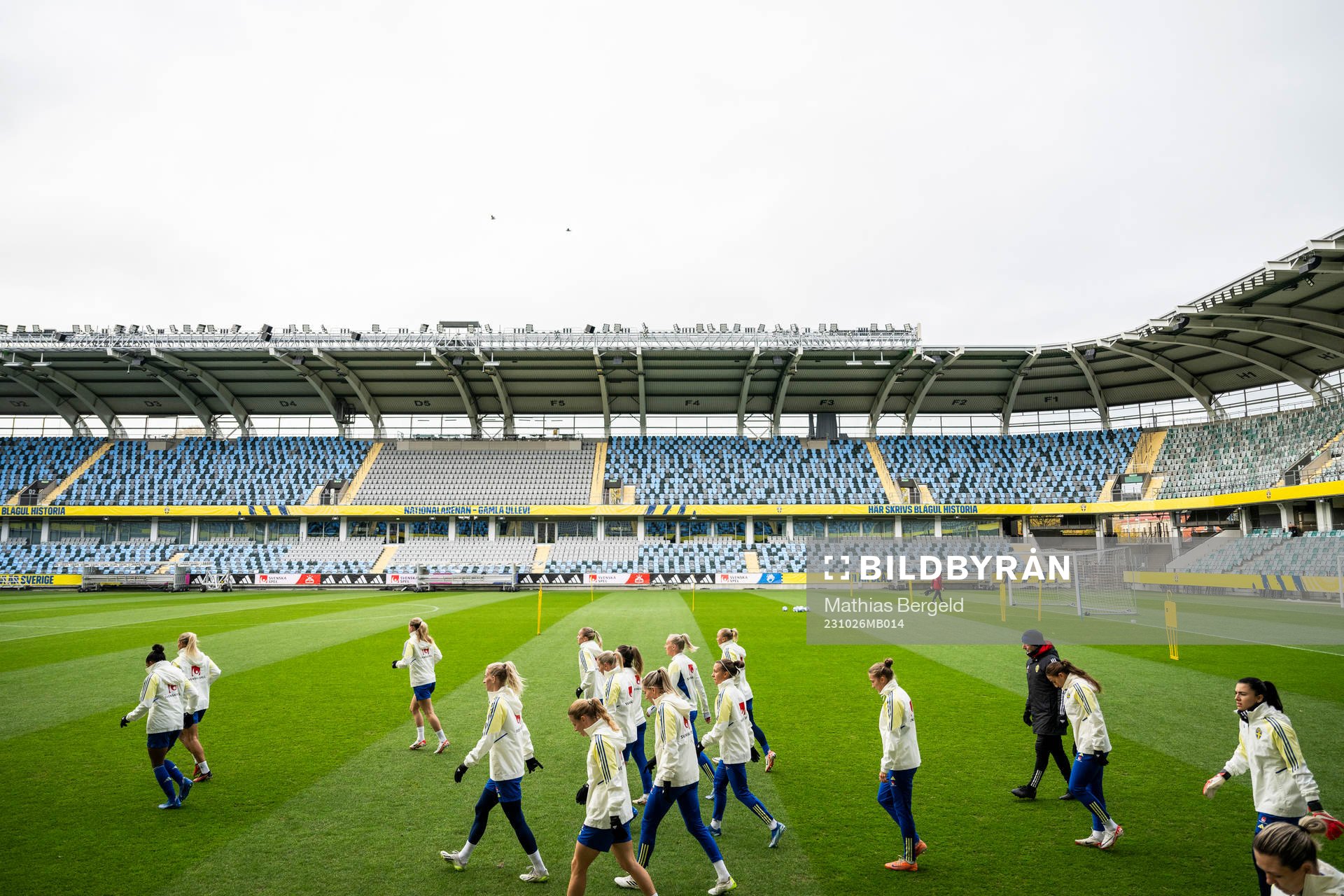 Players of the Swedish women's national football team