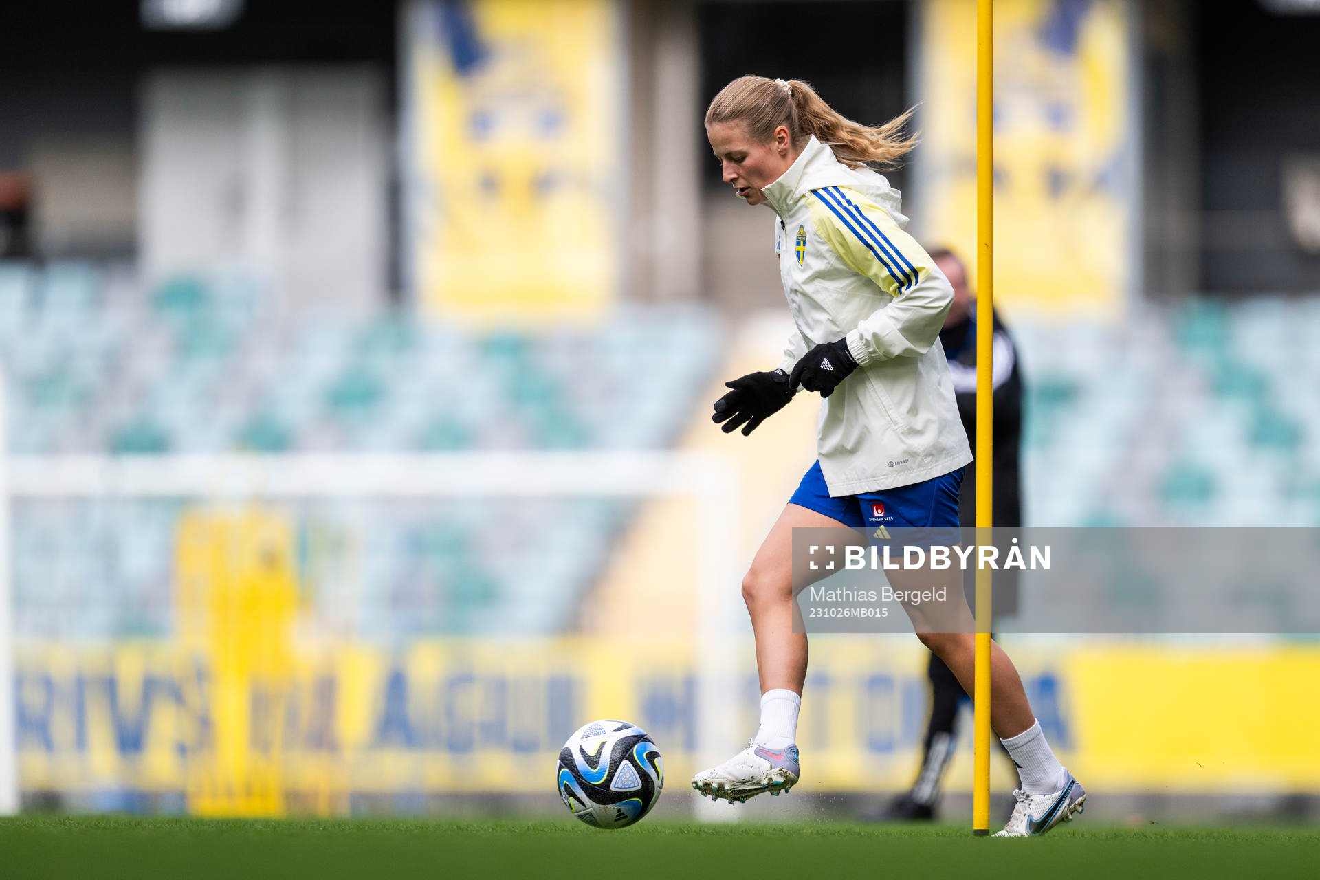 Anna Anvegård of the Swedish women's national football team