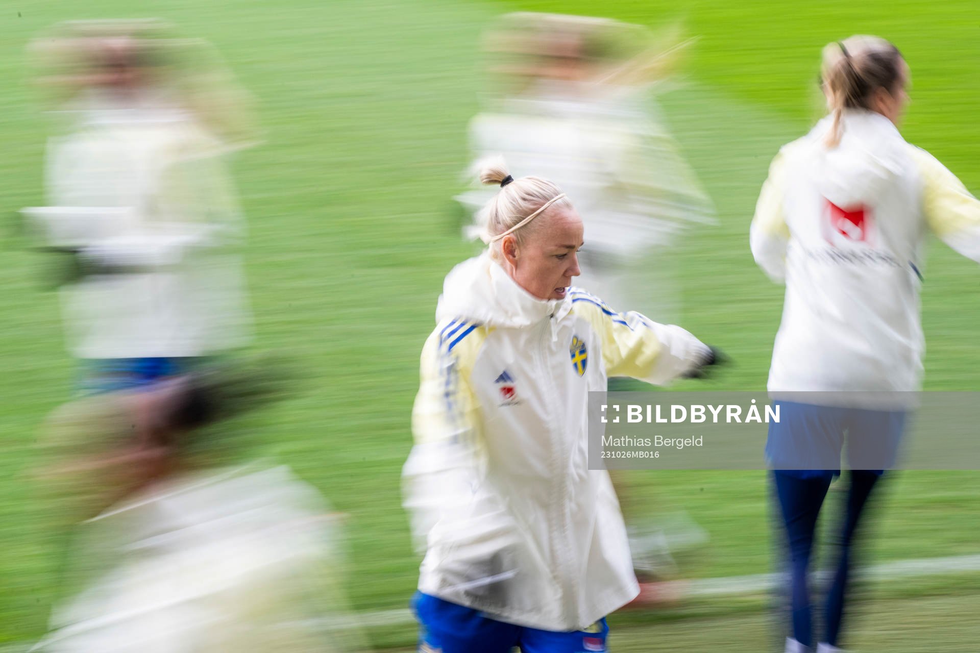 Caroline Seger of the Swedish women's national football team