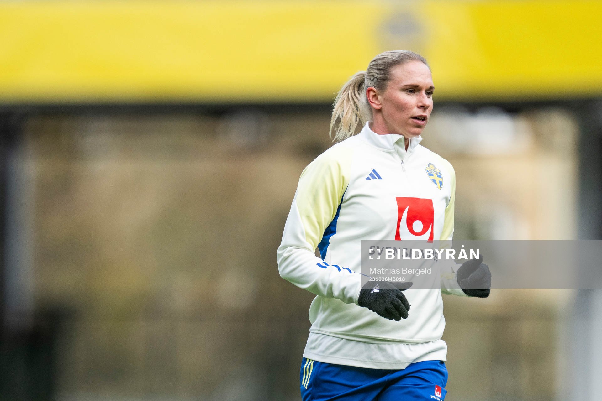 Jonna Andersson of the Swedish women's national football