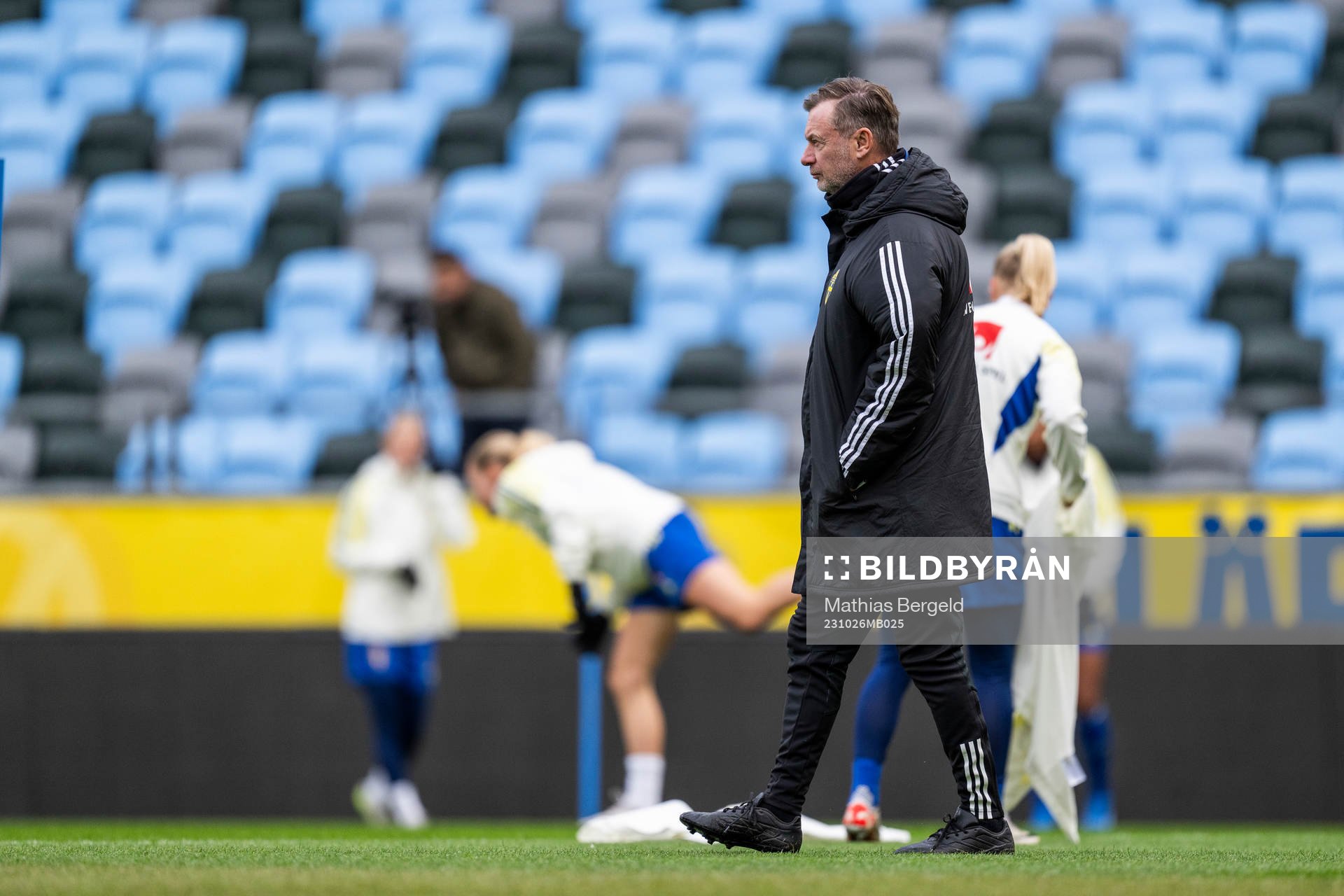 Head coach Peter Gerhardsson of the Swedish women's
