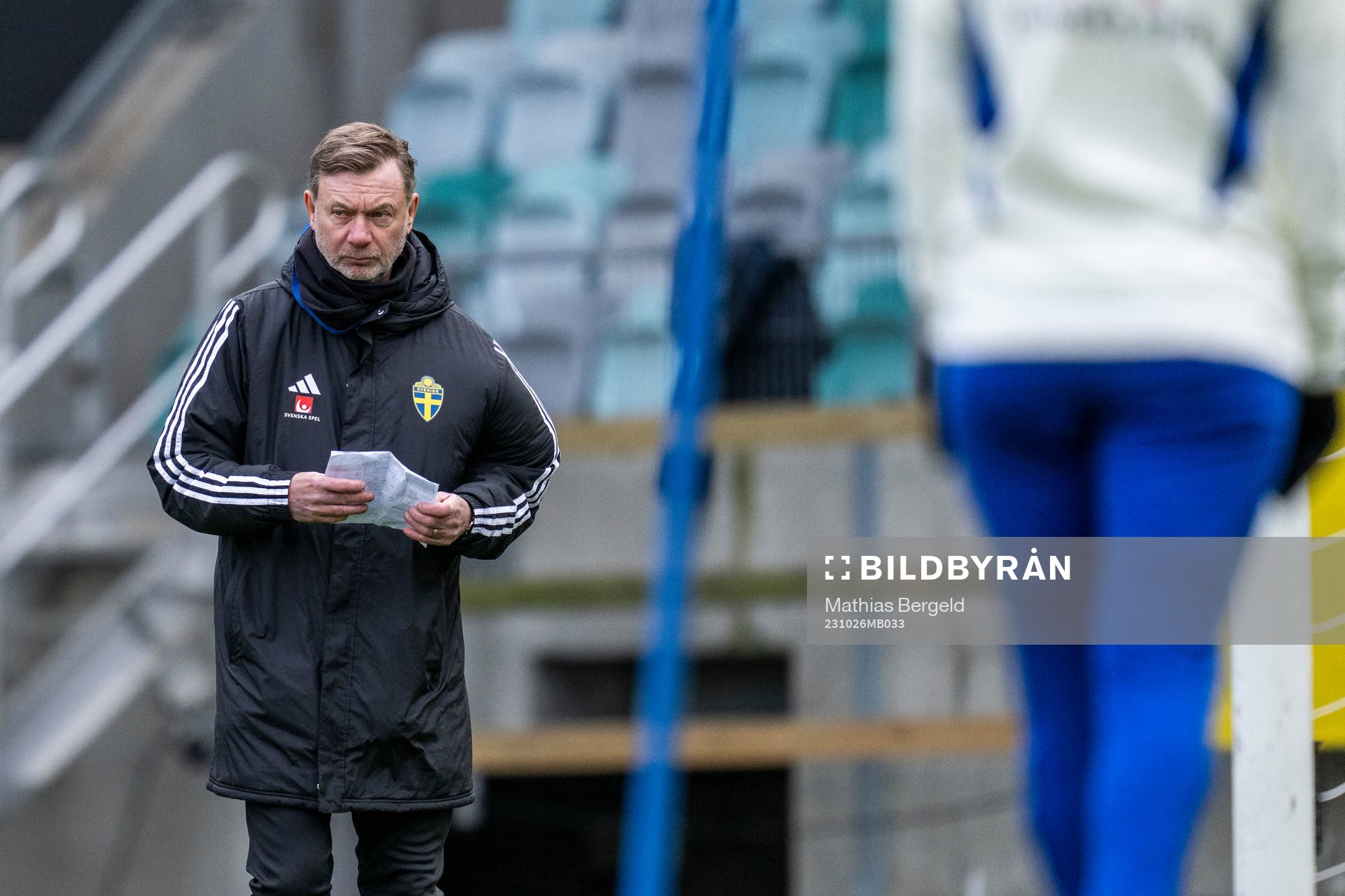 Head coach Peter Gerhardsson of the Swedish women's
