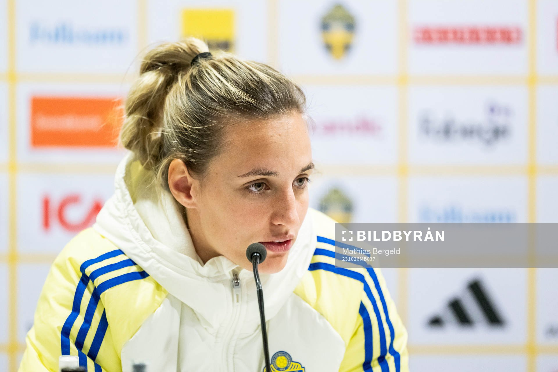 Nathalie Björn of the Swedish women's national football