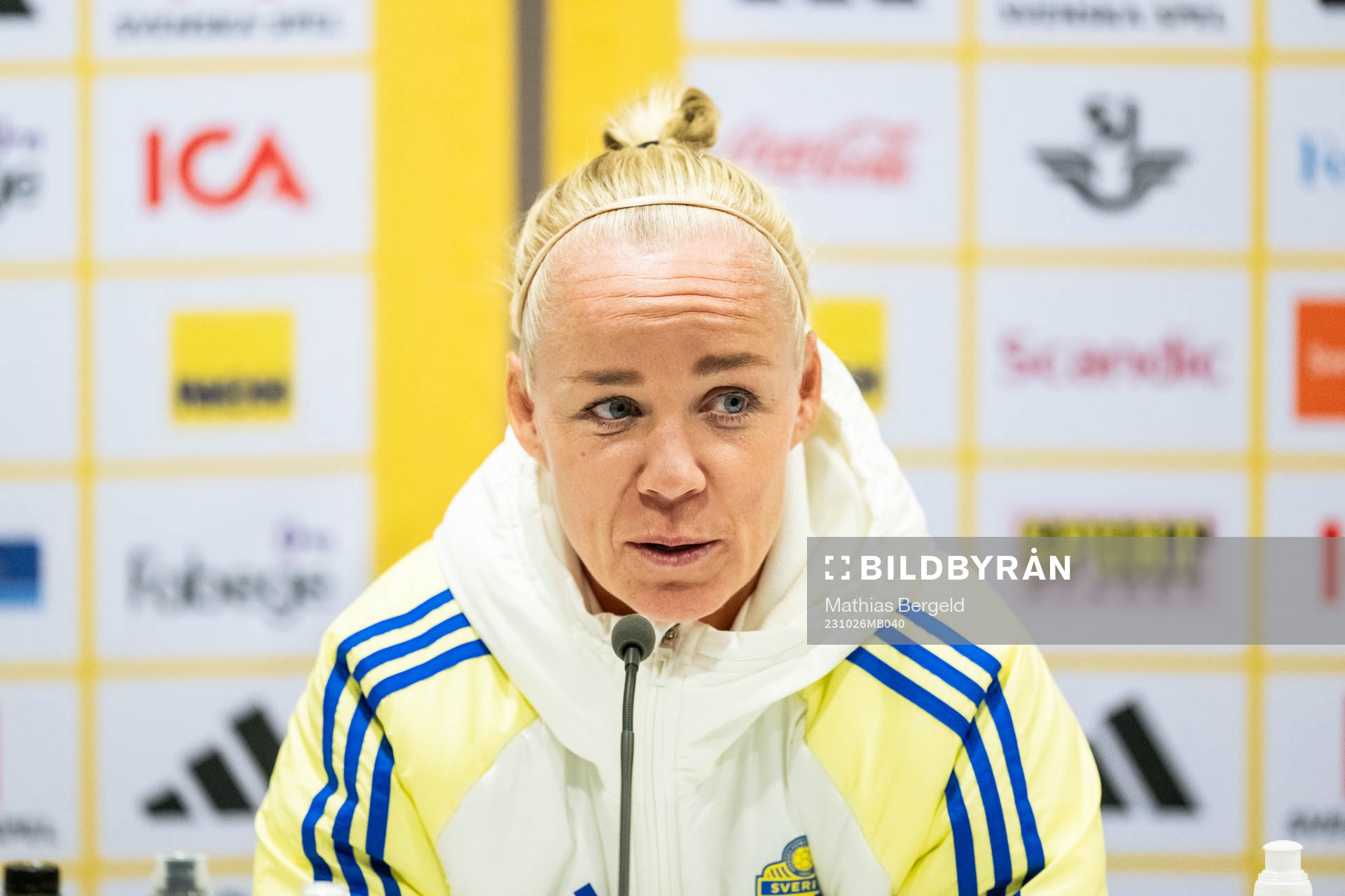 Caroline Seger of the Swedish women's national football team