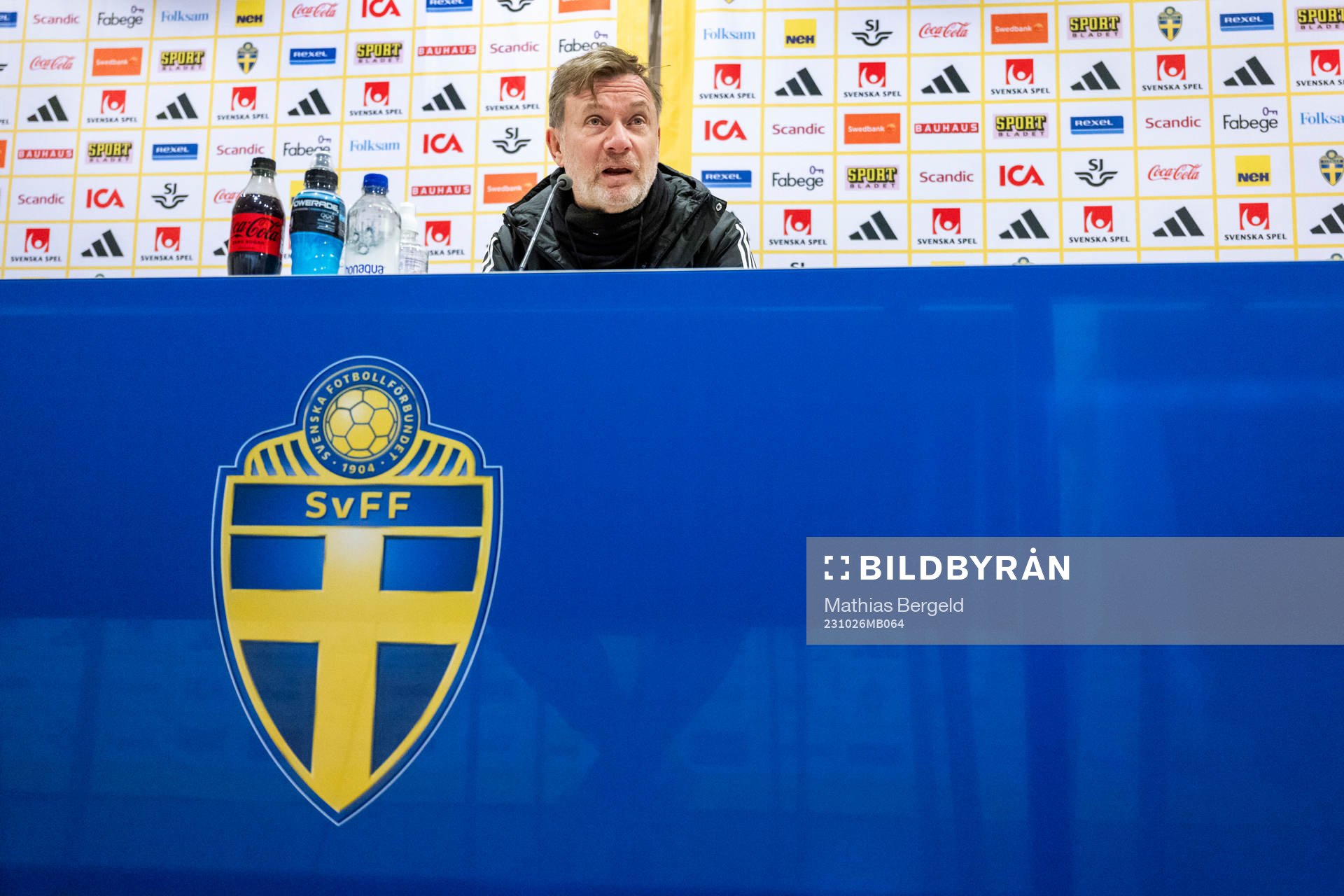 Head coach Peter Gerhardsson of the Swedish women's