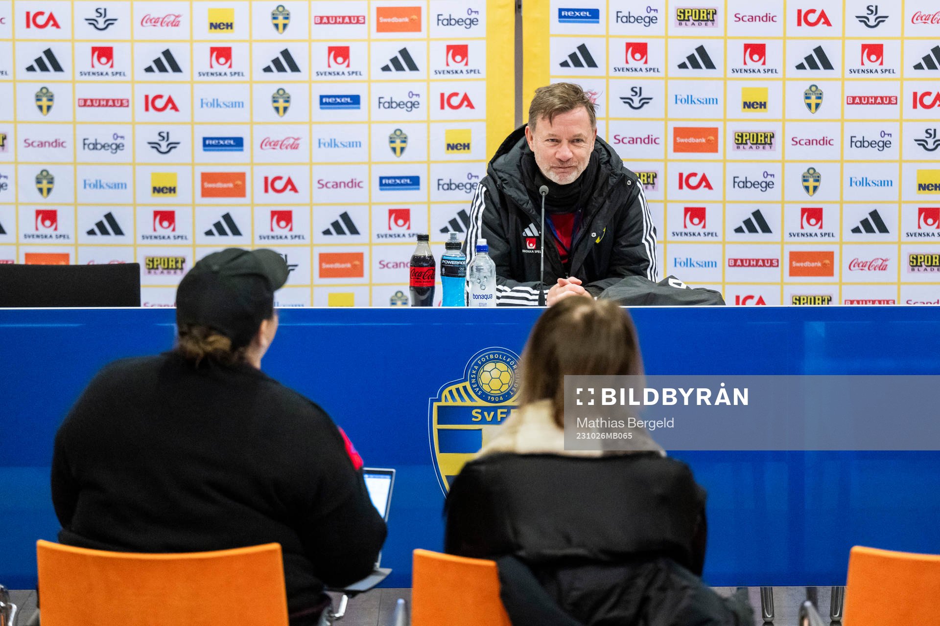 Head coach Peter Gerhardsson of the Swedish women's