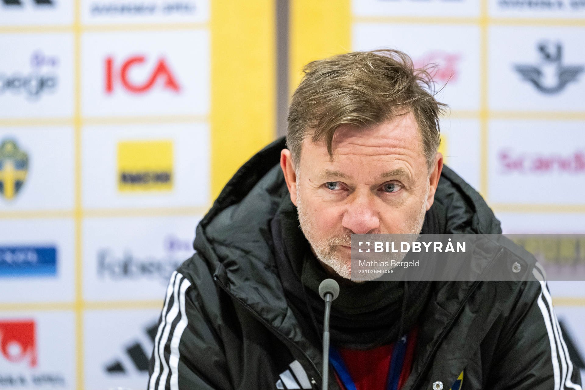 Head coach Peter Gerhardsson of the Swedish women's