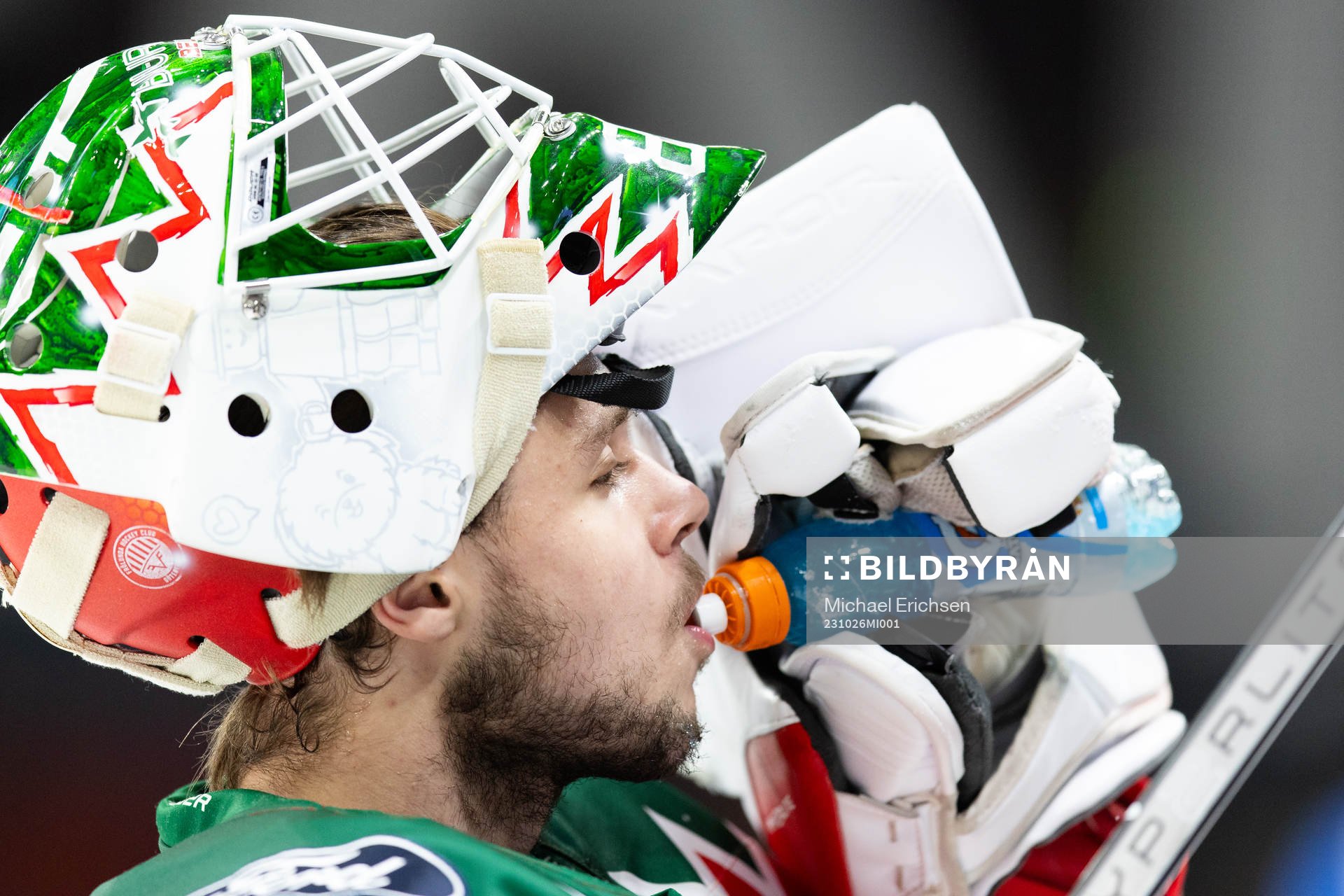 Frölundas målvakt Frederik Dichow